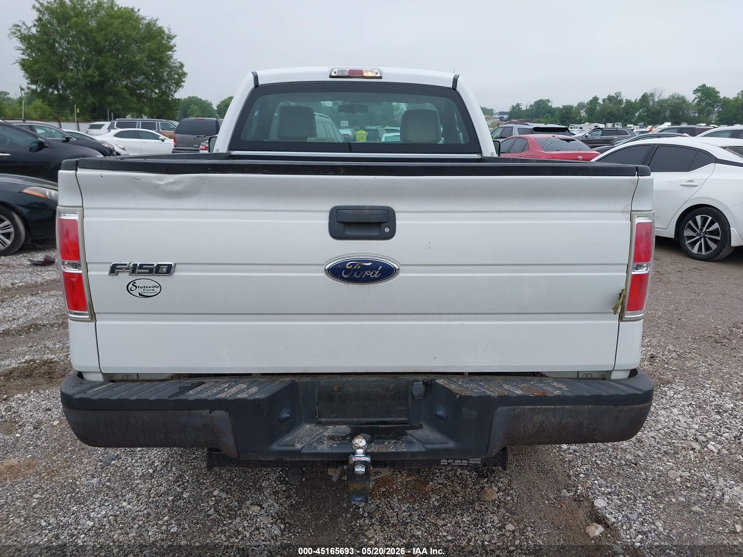 2010 Ford F-150 Stx/xl/xlt White vin: 1FTMF1CW6AKE21944