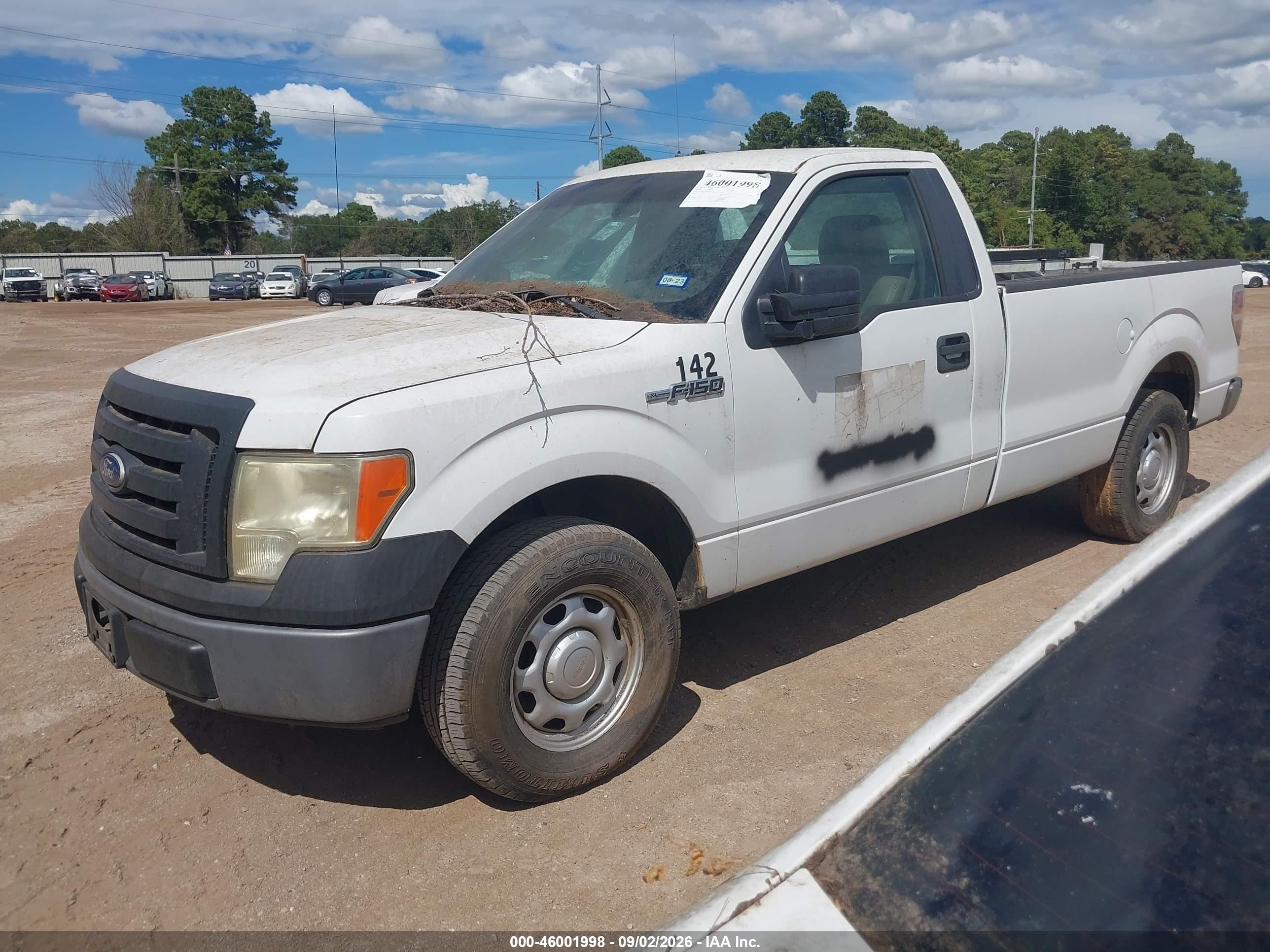 2010 Ford F-150 Stx/xl/xlt/xlt W/mid-box Prep Белый vin: 1FTMF1CW8AKE21282