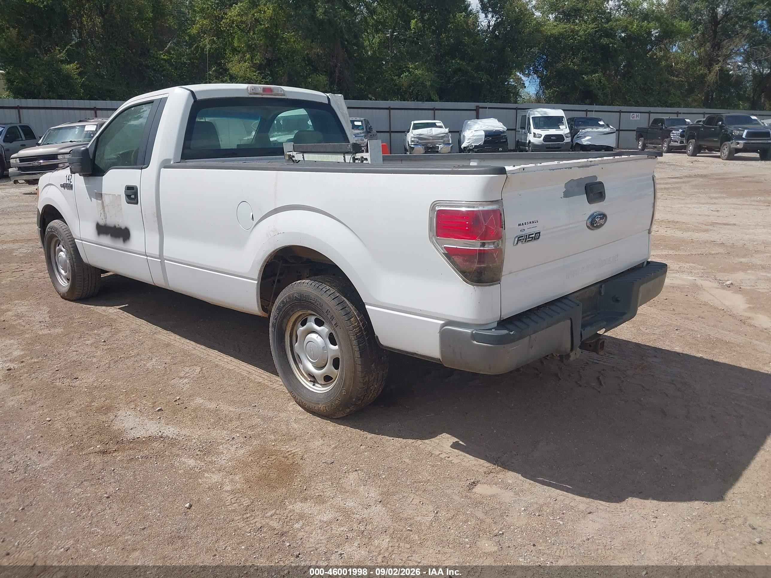 2010 Ford F-150 Stx/xl/xlt/xlt W/mid-box Prep Белый vin: 1FTMF1CW8AKE21282