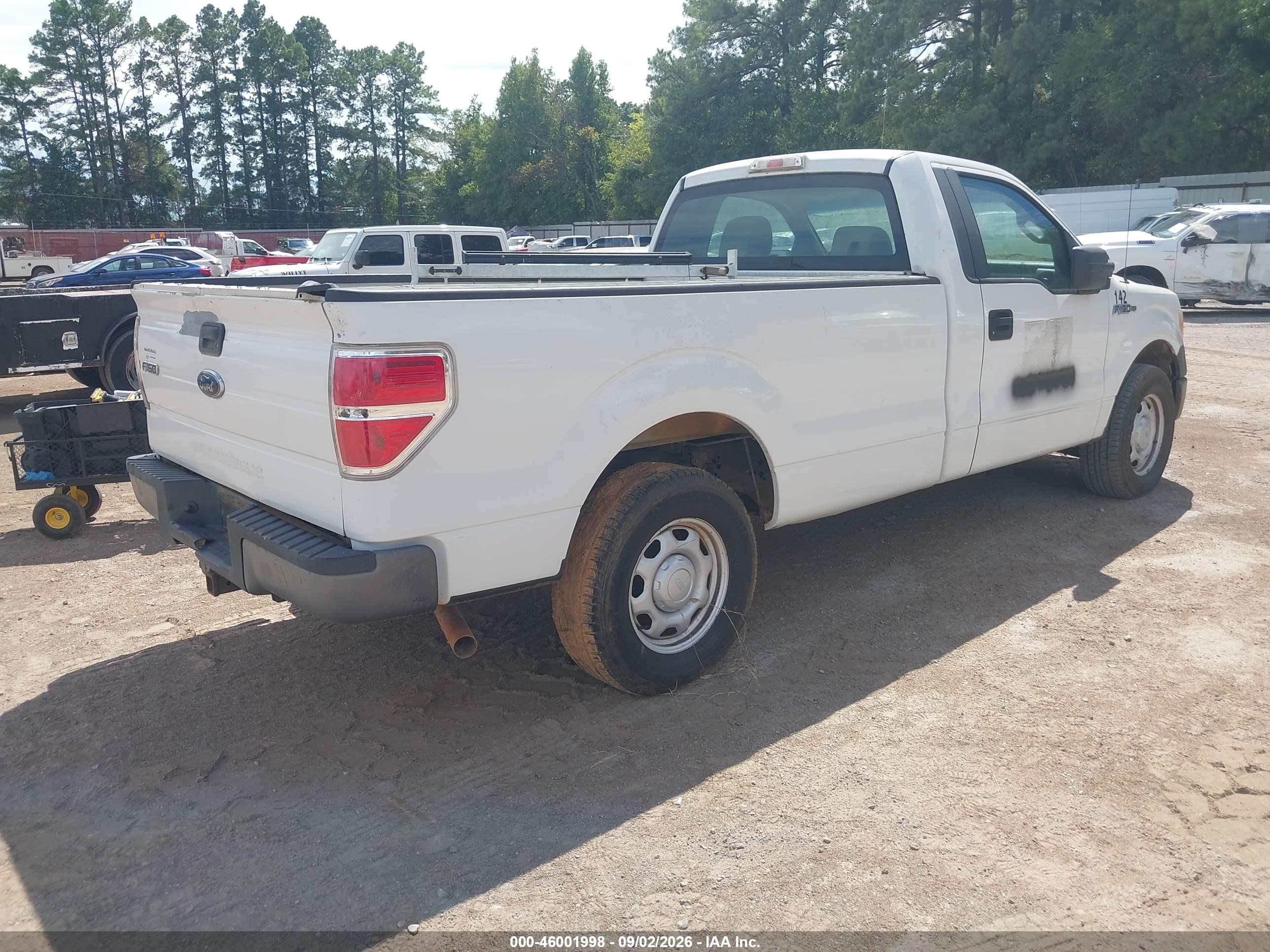 2010 Ford F-150 Stx/xl/xlt/xlt W/mid-box Prep Белый vin: 1FTMF1CW8AKE21282