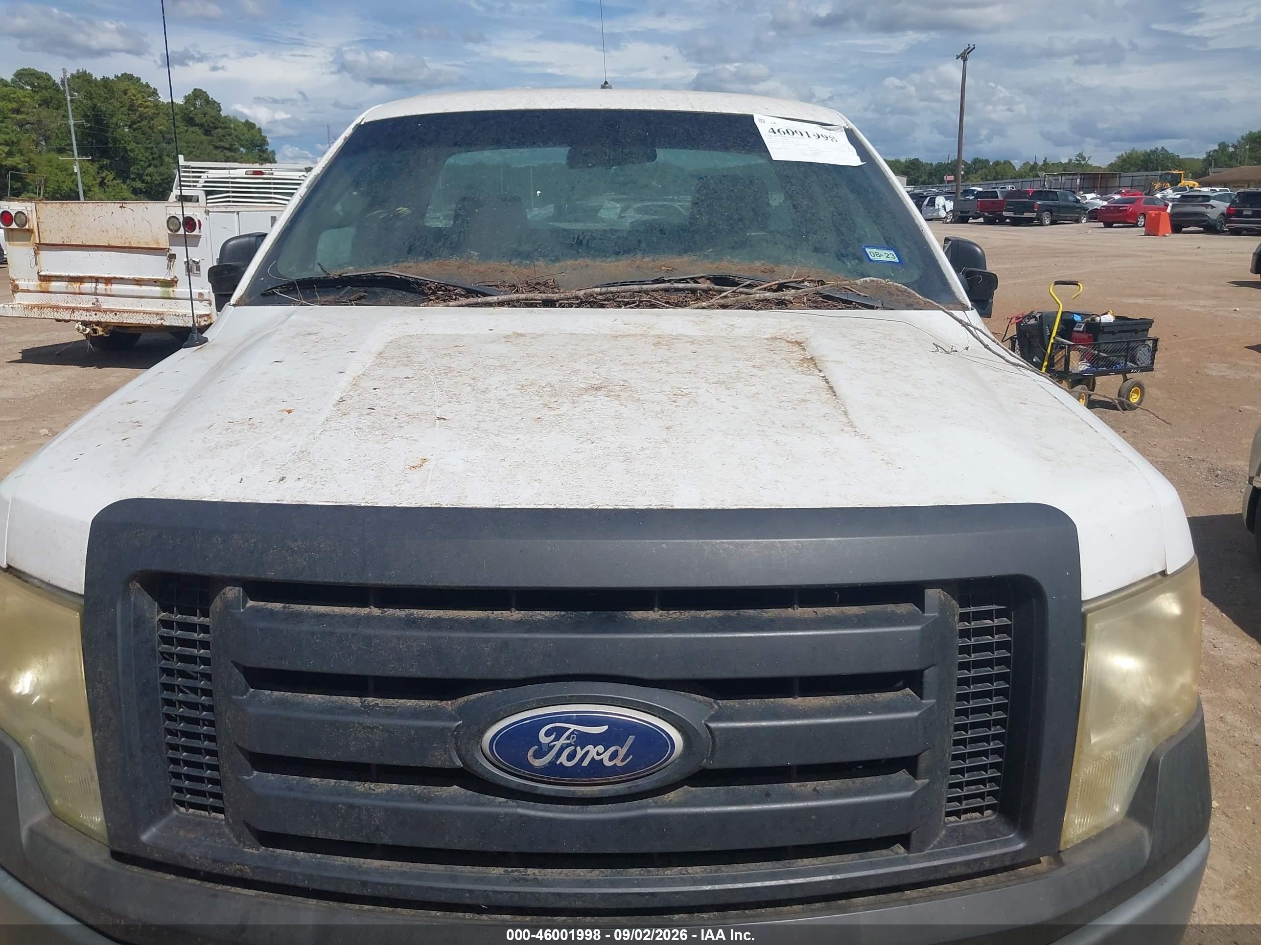 2010 Ford F-150 Stx/xl/xlt/xlt W/mid-box Prep Белый vin: 1FTMF1CW8AKE21282