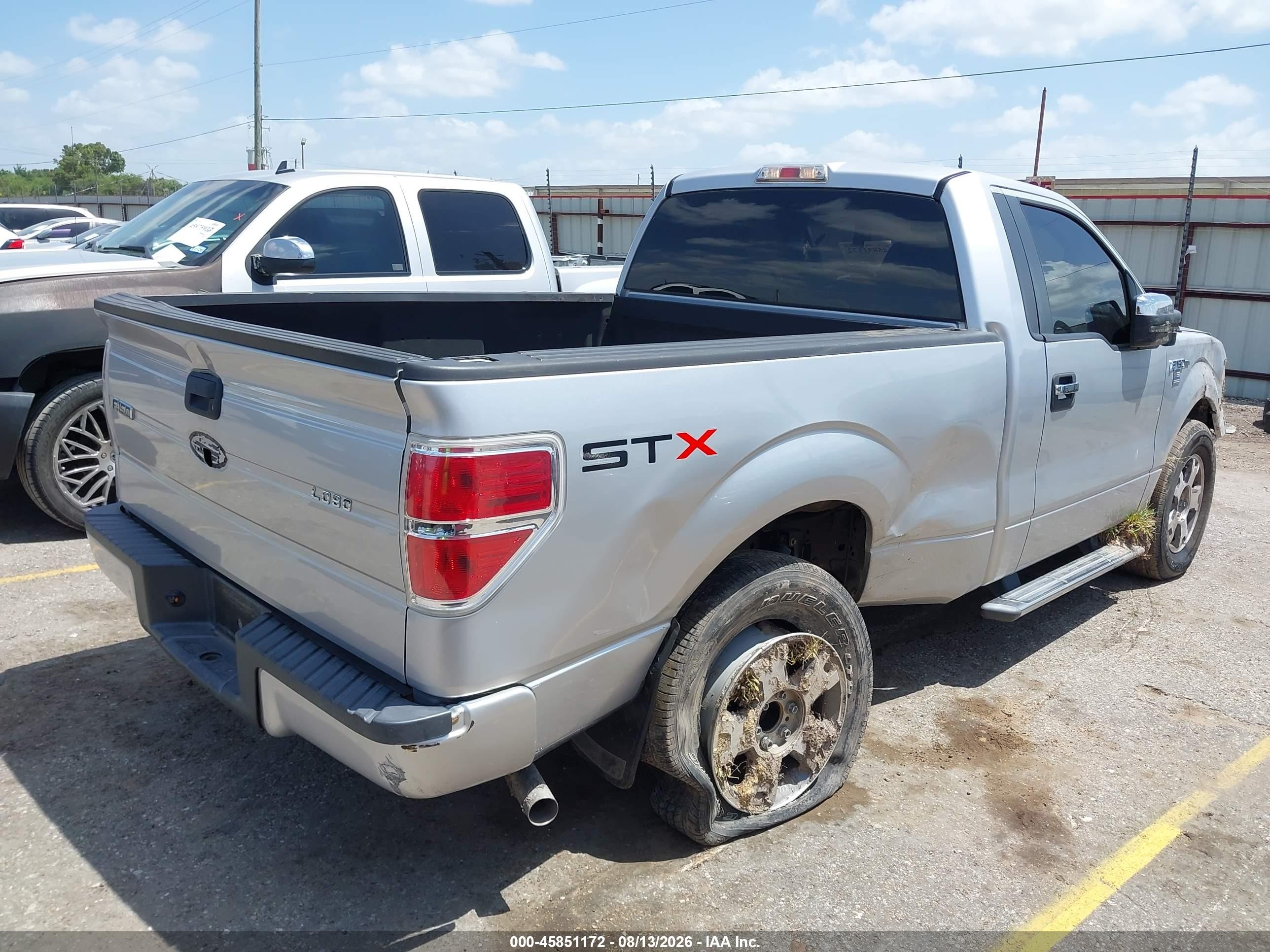 2010 Ford F-150 Stx/xl/xl W/mid-box Prep/xlt/xlt W/mid-box Prep Silver vin: 1FTMF1CW9AKA83178