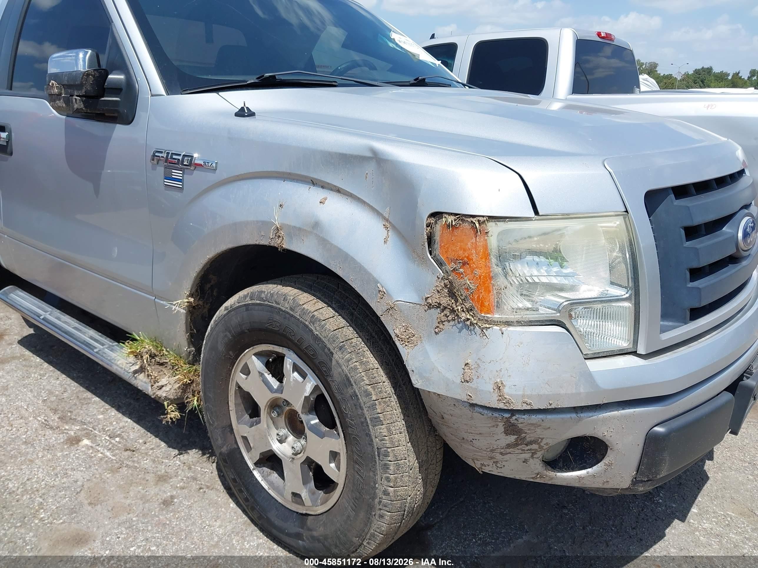 2010 Ford F-150 Stx/xl/xl W/mid-box Prep/xlt/xlt W/mid-box Prep Silver vin: 1FTMF1CW9AKA83178