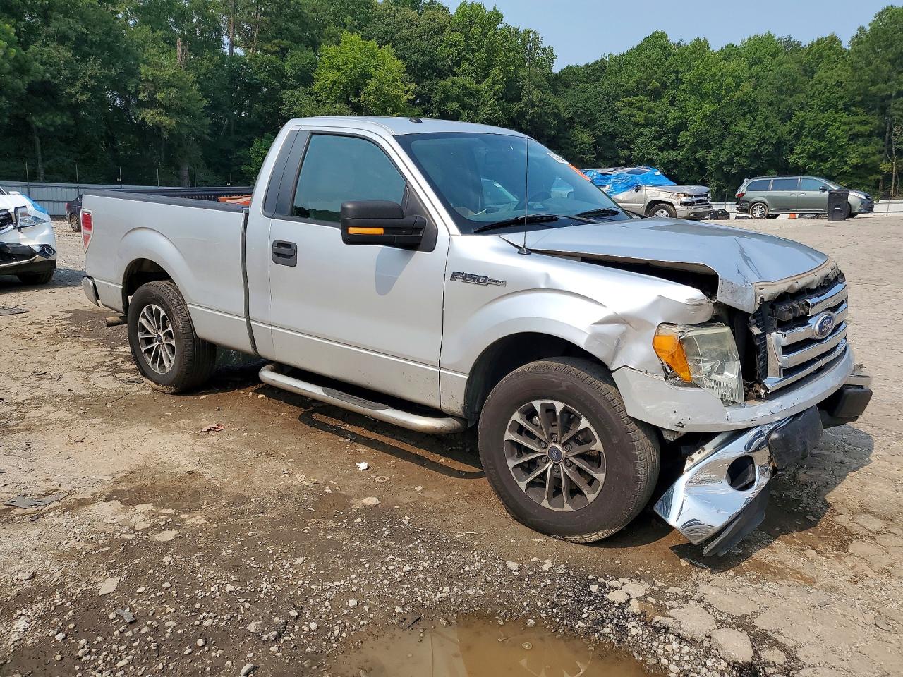 2010 Ford F150 Silver vin: 1FTMF1CWXAFD38266