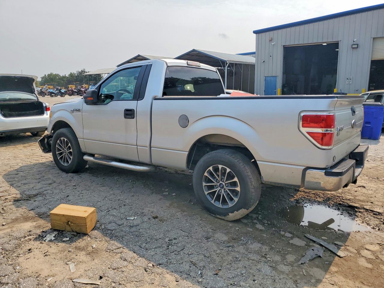 2010 Ford F150 Silver vin: 1FTMF1CWXAFD38266