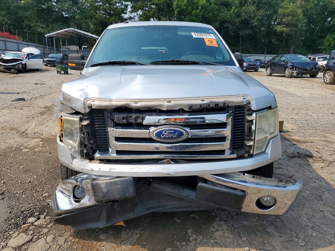 2010 Ford F150 Silver vin: 1FTMF1CWXAFD38266