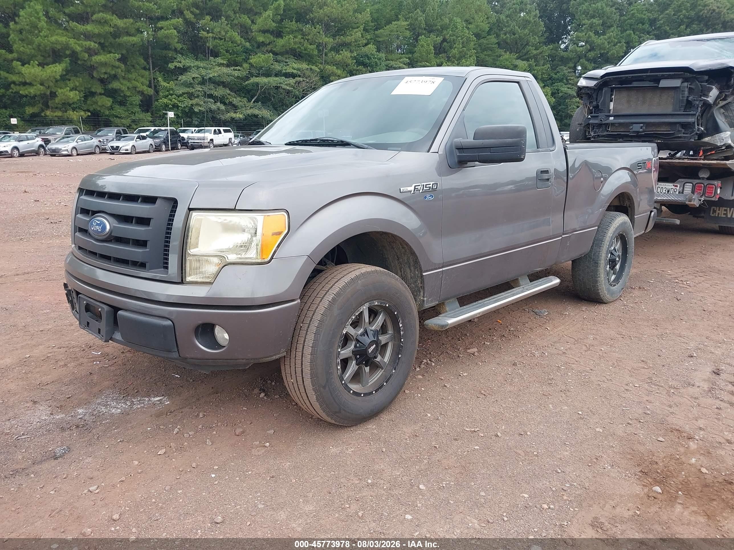 2010 Ford F-150 Stx/xl/xl W/mid-box Prep/xlt/xlt W/mid-box Prep Gray vin: 1FTMF1CWXAFD83322