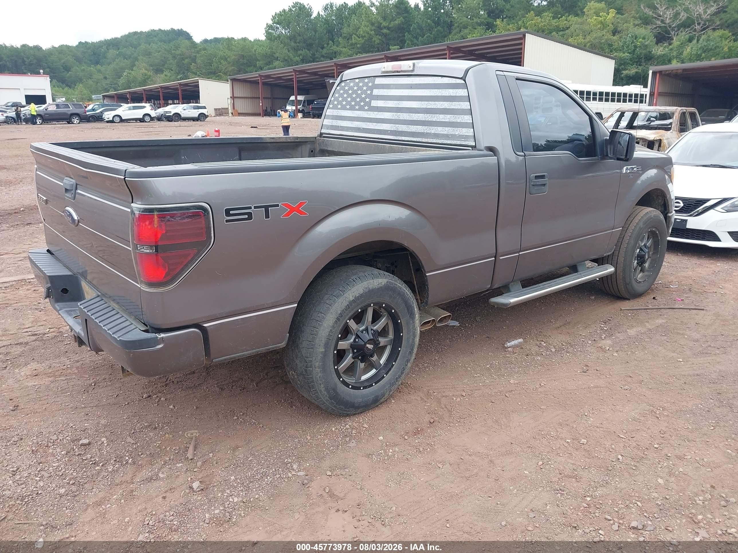 2010 Ford F-150 Stx/xl/xl W/mid-box Prep/xlt/xlt W/mid-box Prep Gray vin: 1FTMF1CWXAFD83322