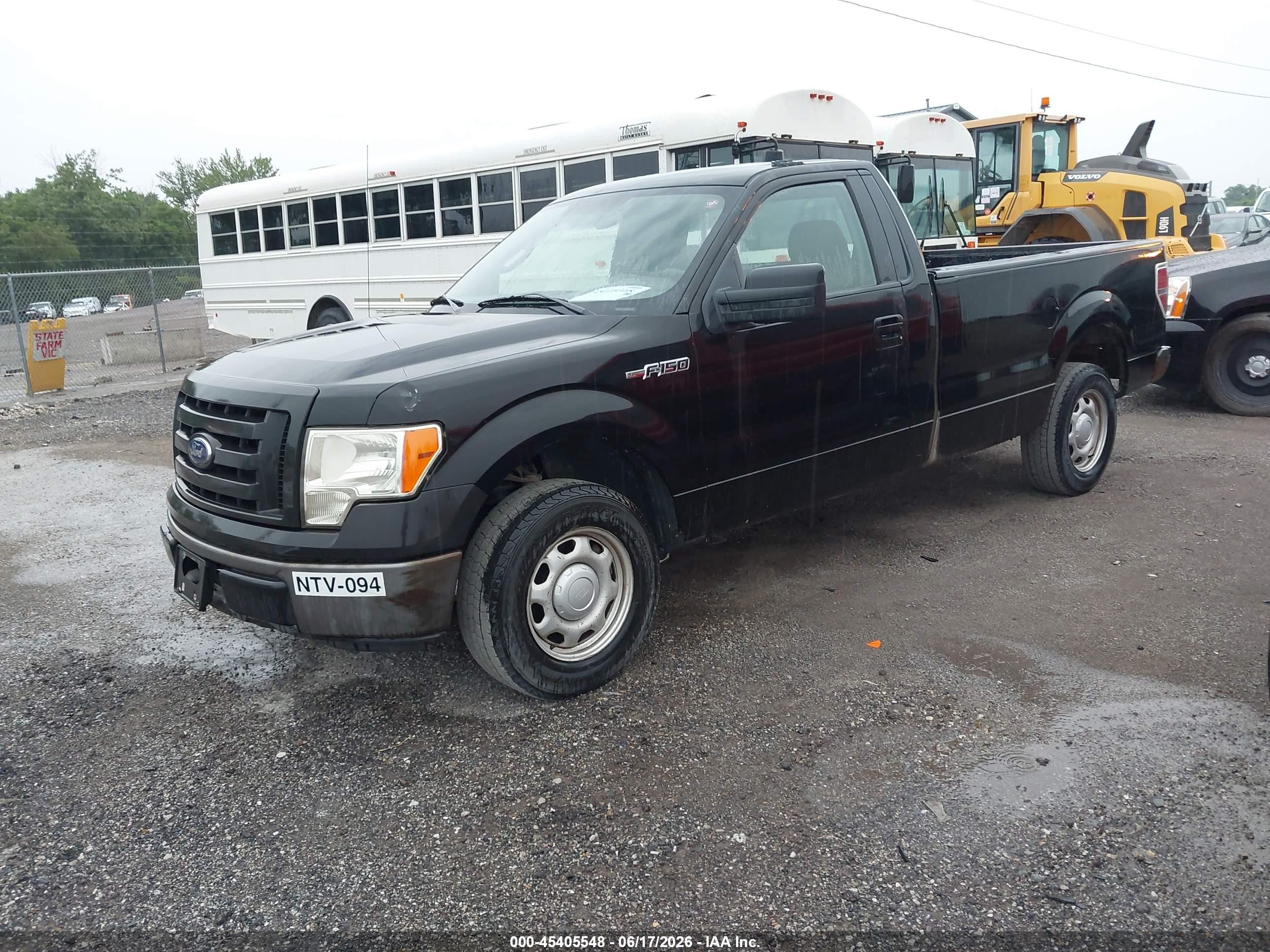 2010 Ford F-150 Stx/xl/xl W/mid-box Prep/xlt/xlt W/mid-box Prep Black vin: 1FTMF1CWXAKA20977