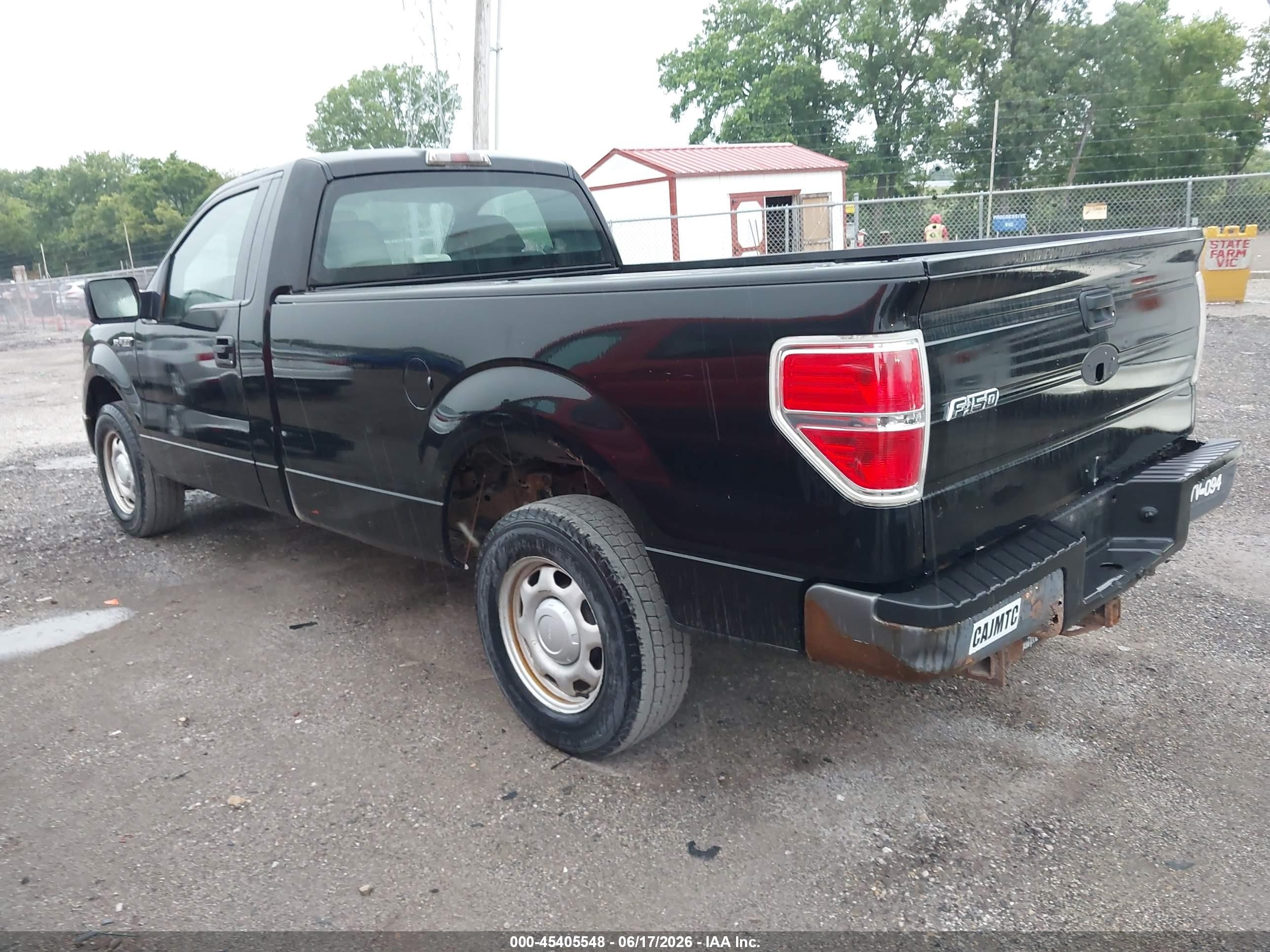 2010 Ford F-150 Stx/xl/xl W/mid-box Prep/xlt/xlt W/mid-box Prep Black vin: 1FTMF1CWXAKA20977