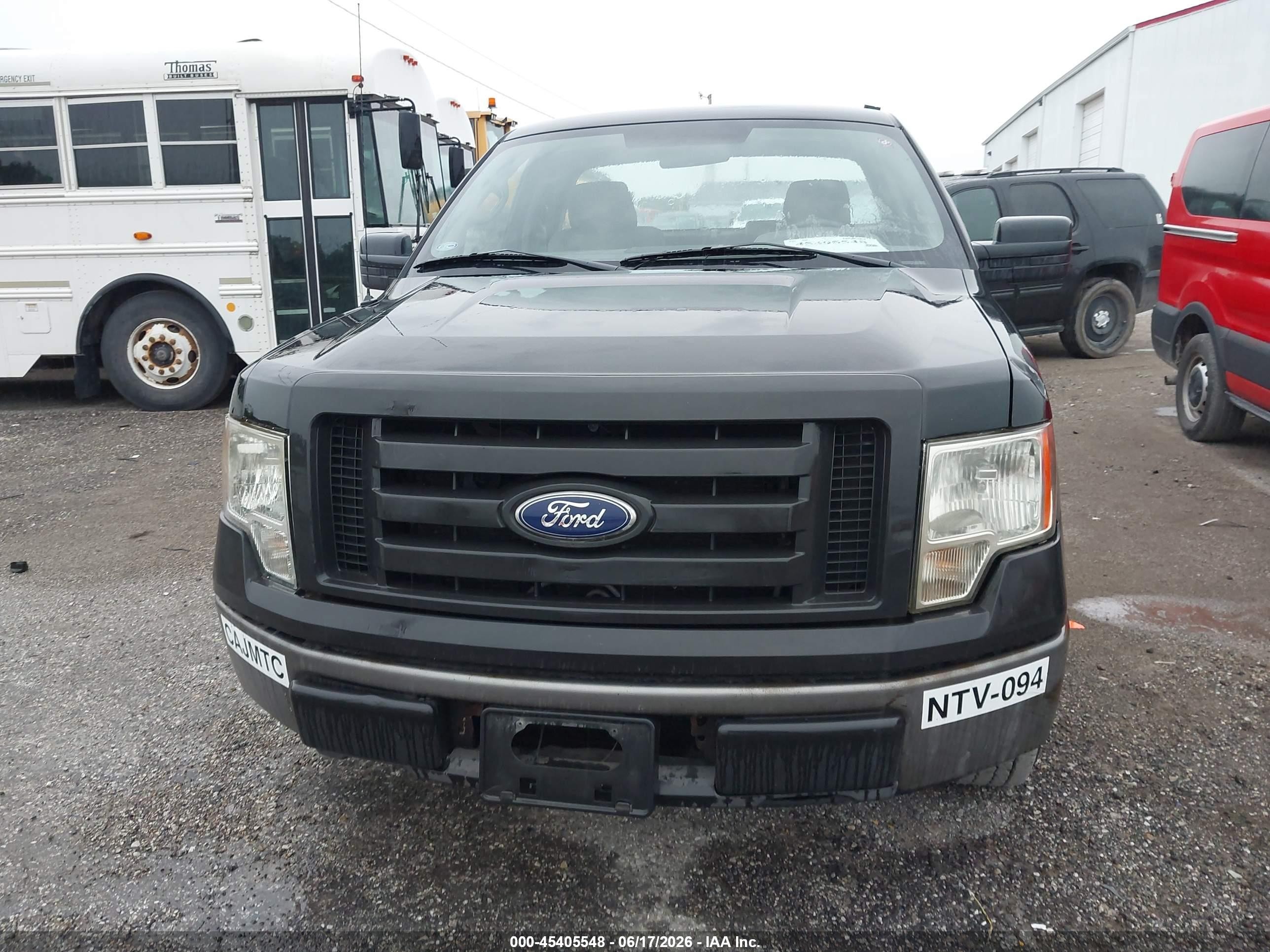 2010 Ford F-150 Stx/xl/xl W/mid-box Prep/xlt/xlt W/mid-box Prep Black vin: 1FTMF1CWXAKA20977