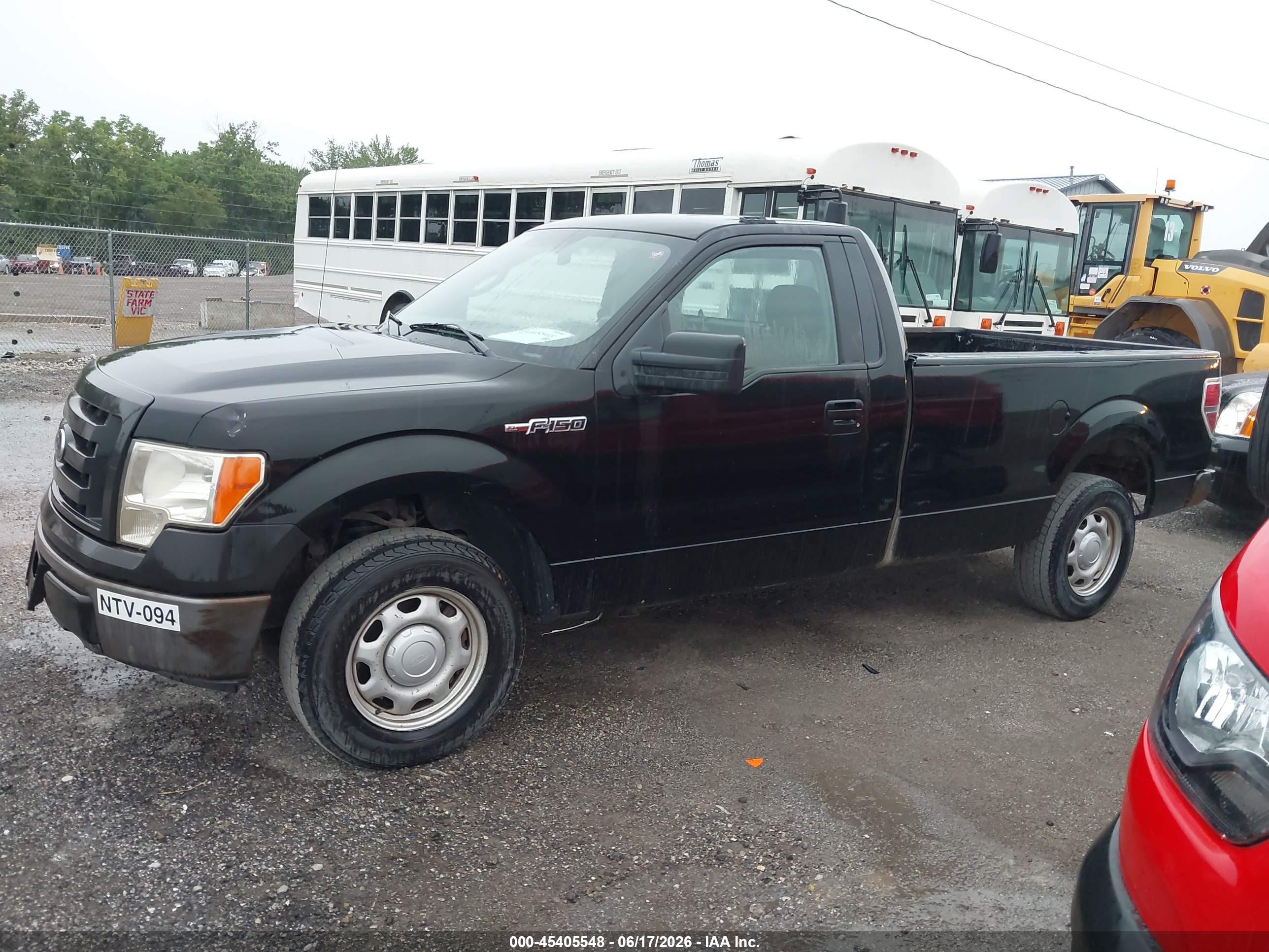 2010 Ford F-150 Stx/xl/xl W/mid-box Prep/xlt/xlt W/mid-box Prep Black vin: 1FTMF1CWXAKA20977