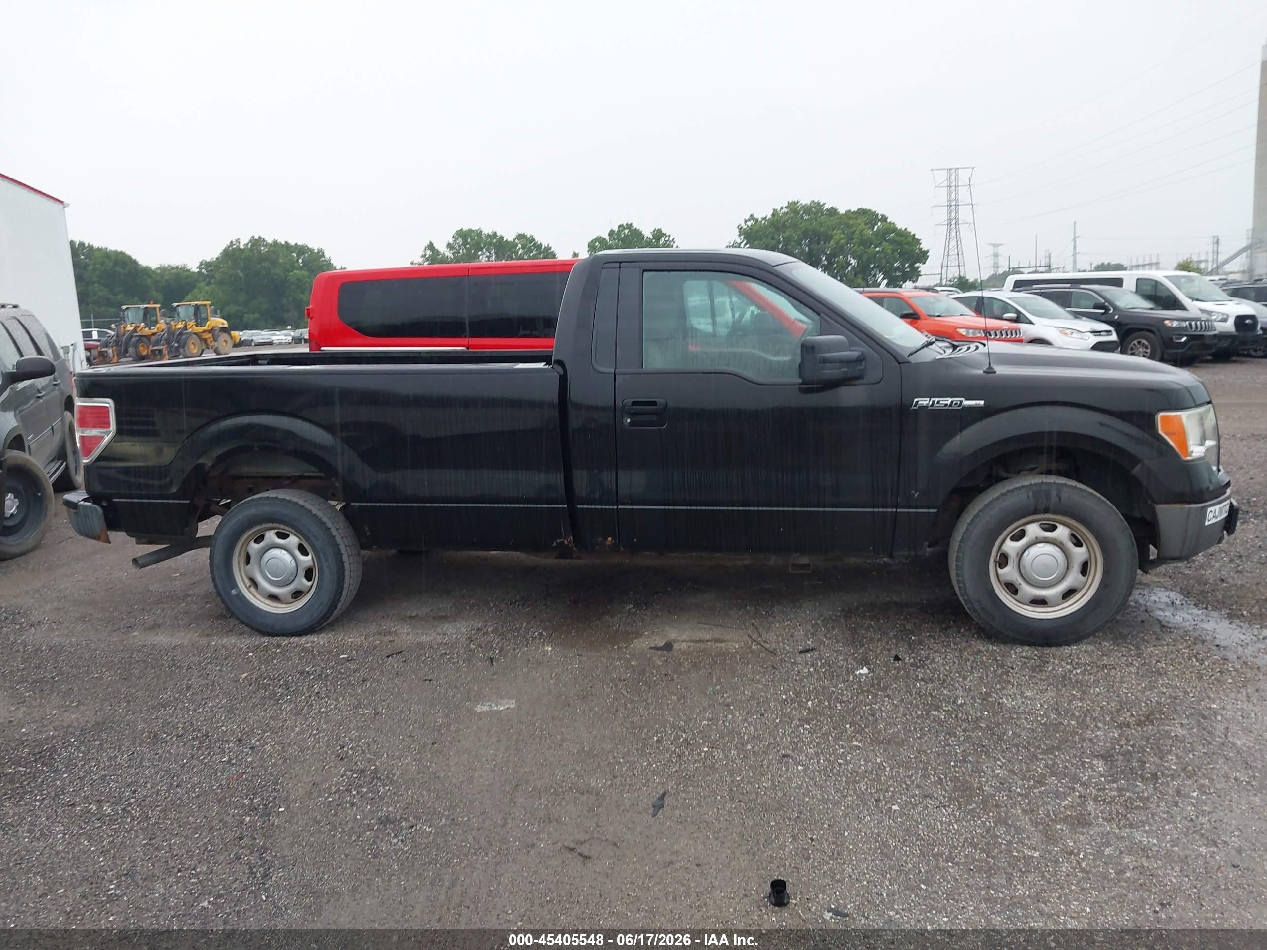 2010 Ford F-150 Stx/xl/xl W/mid-box Prep/xlt/xlt W/mid-box Prep Black vin: 1FTMF1CWXAKA20977