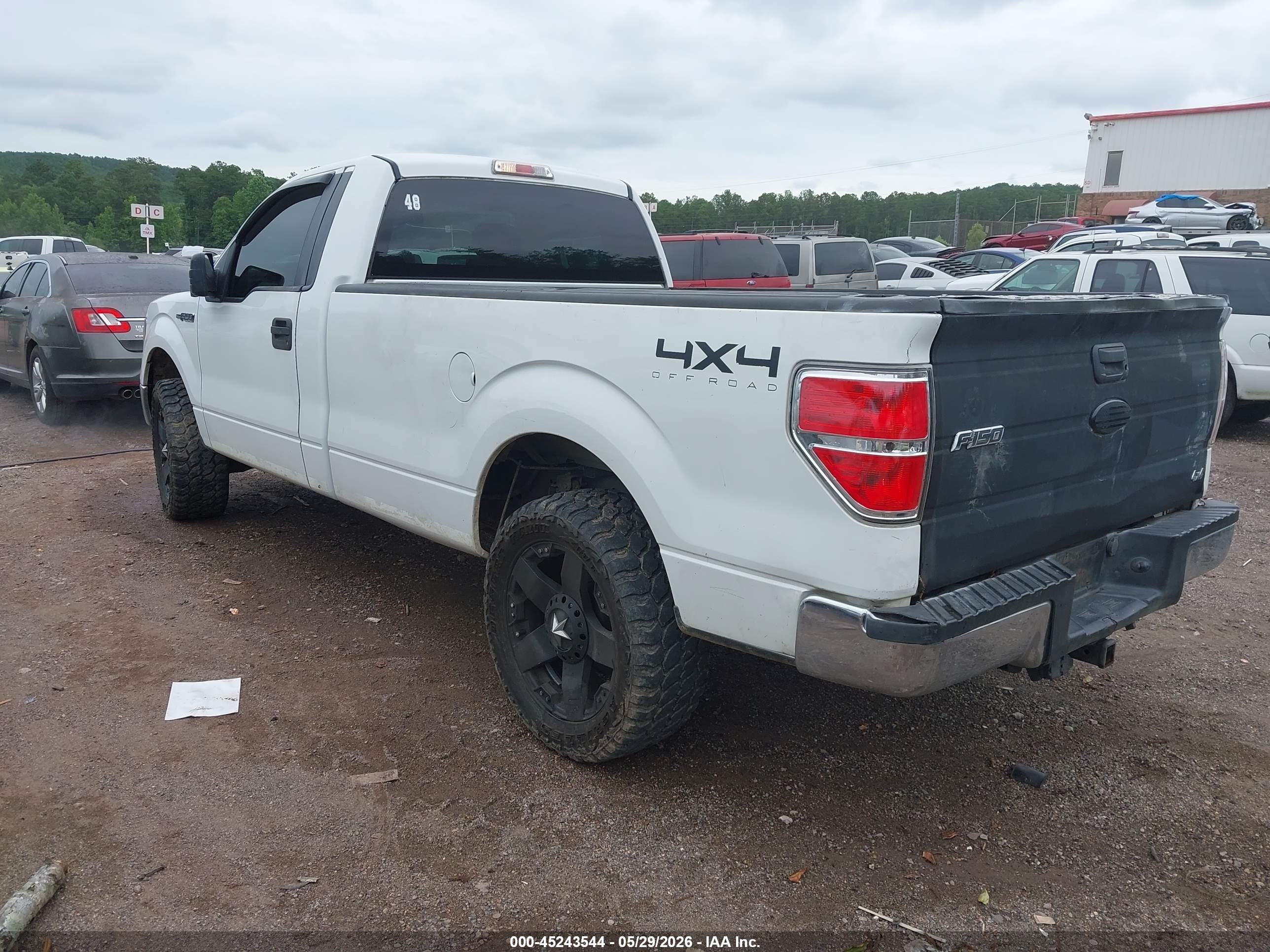 2010 Ford F-150 Stx/xl/xlt White vin: 1FTMF1CWXAKE27276