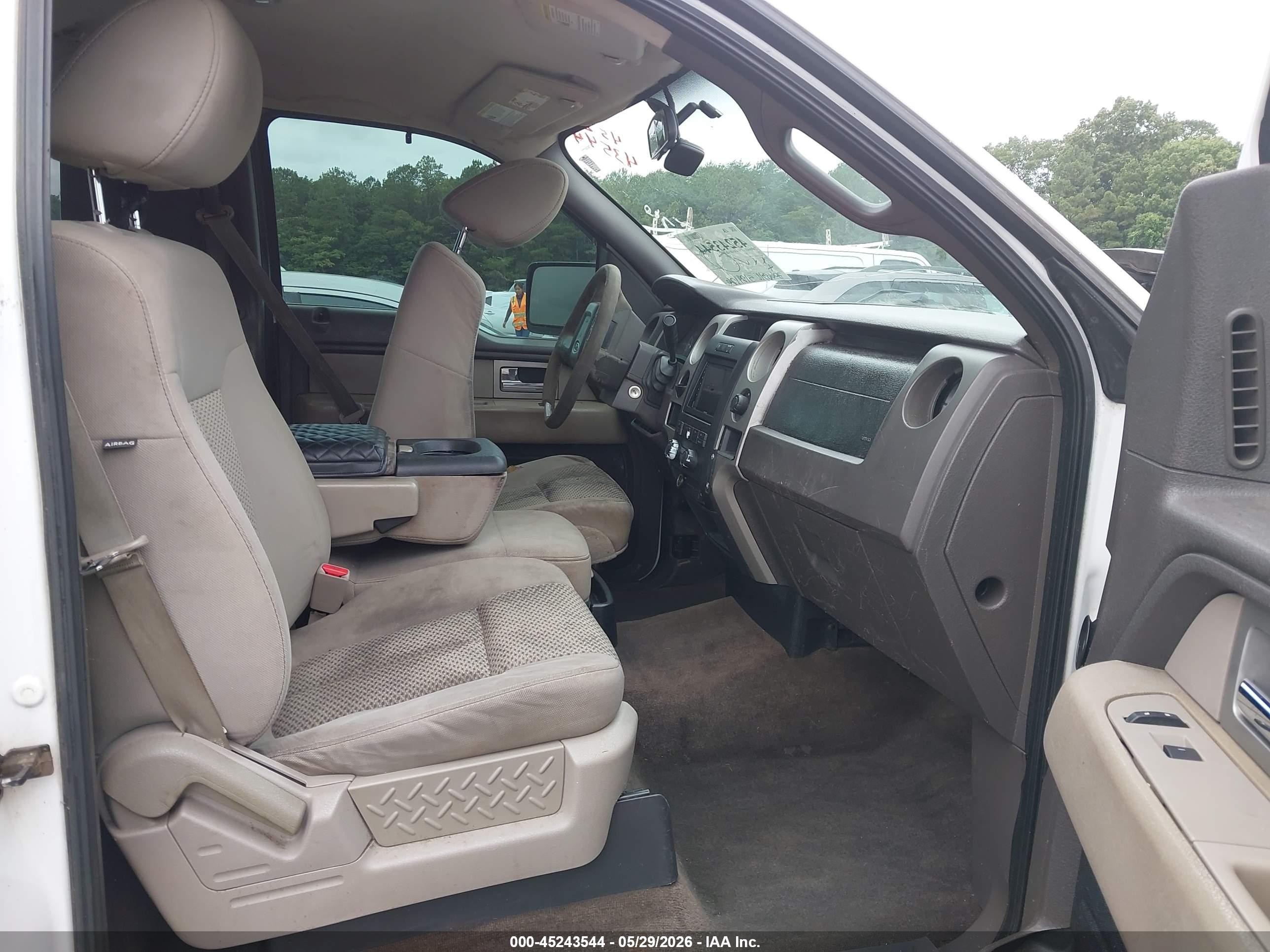 2010 Ford F-150 Stx/xl/xlt White vin: 1FTMF1CWXAKE27276