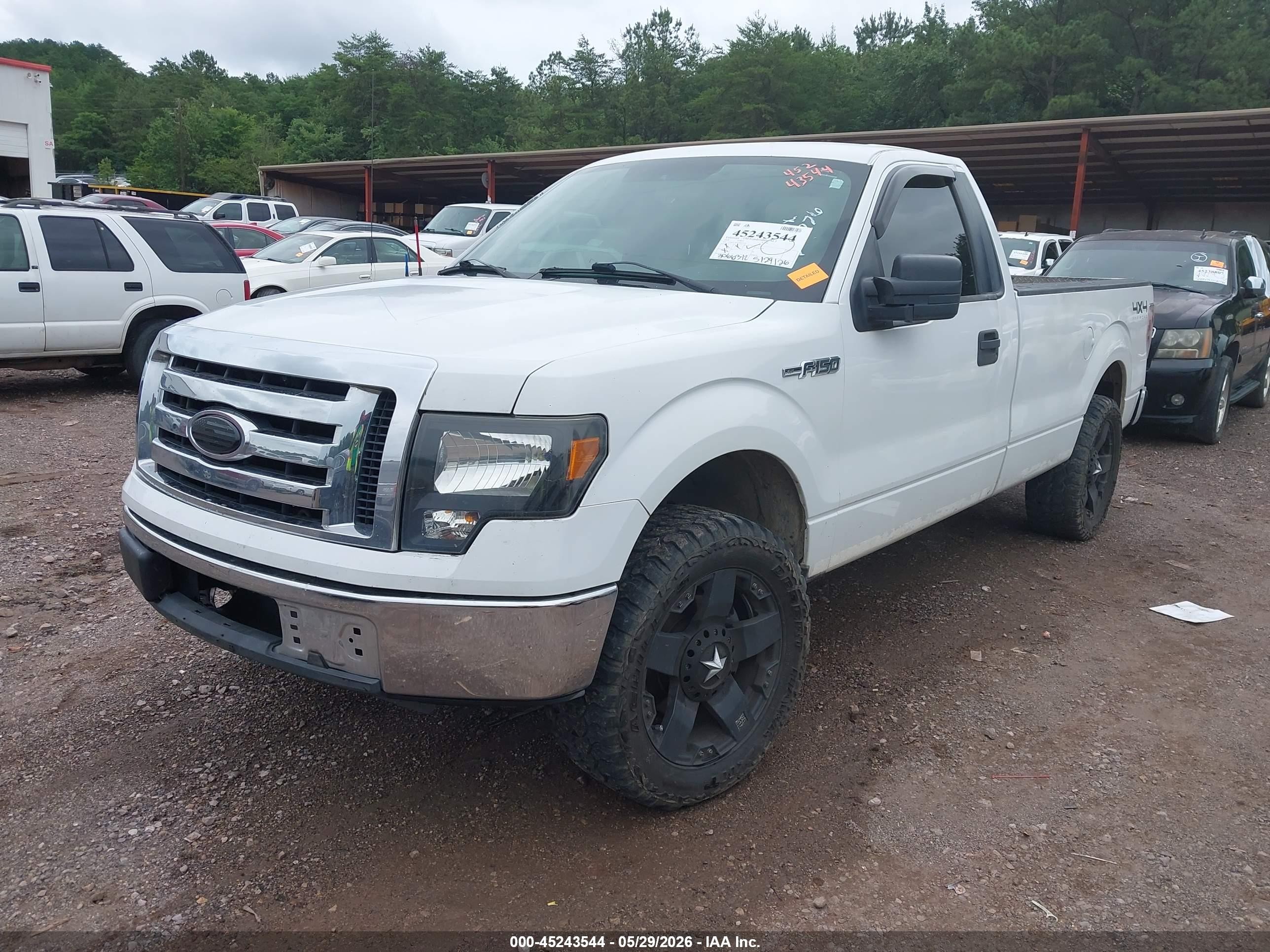 2010 Ford F-150 Stx/xl/xlt White vin: 1FTMF1CWXAKE27276