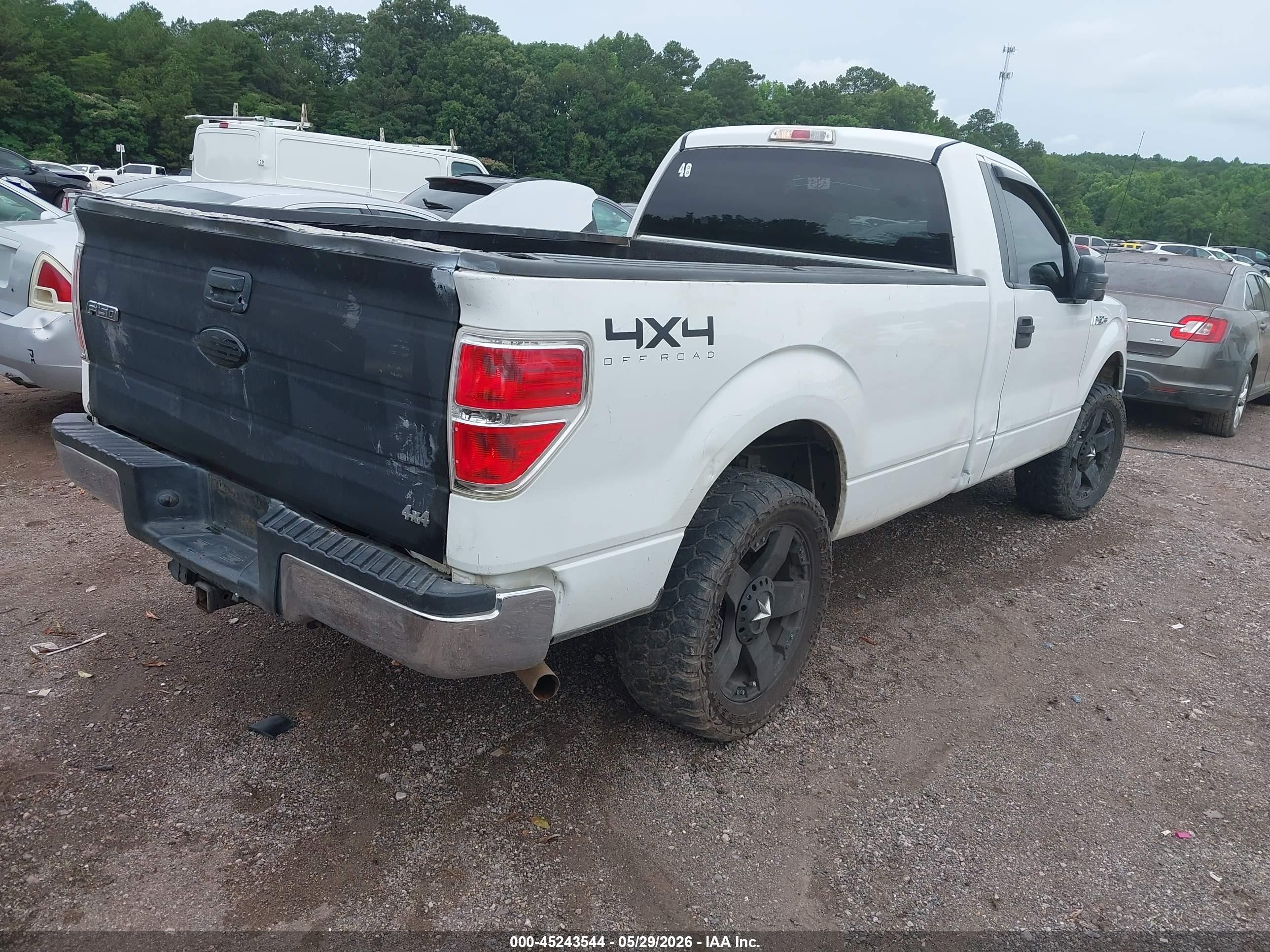 2010 Ford F-150 Stx/xl/xlt White vin: 1FTMF1CWXAKE27276