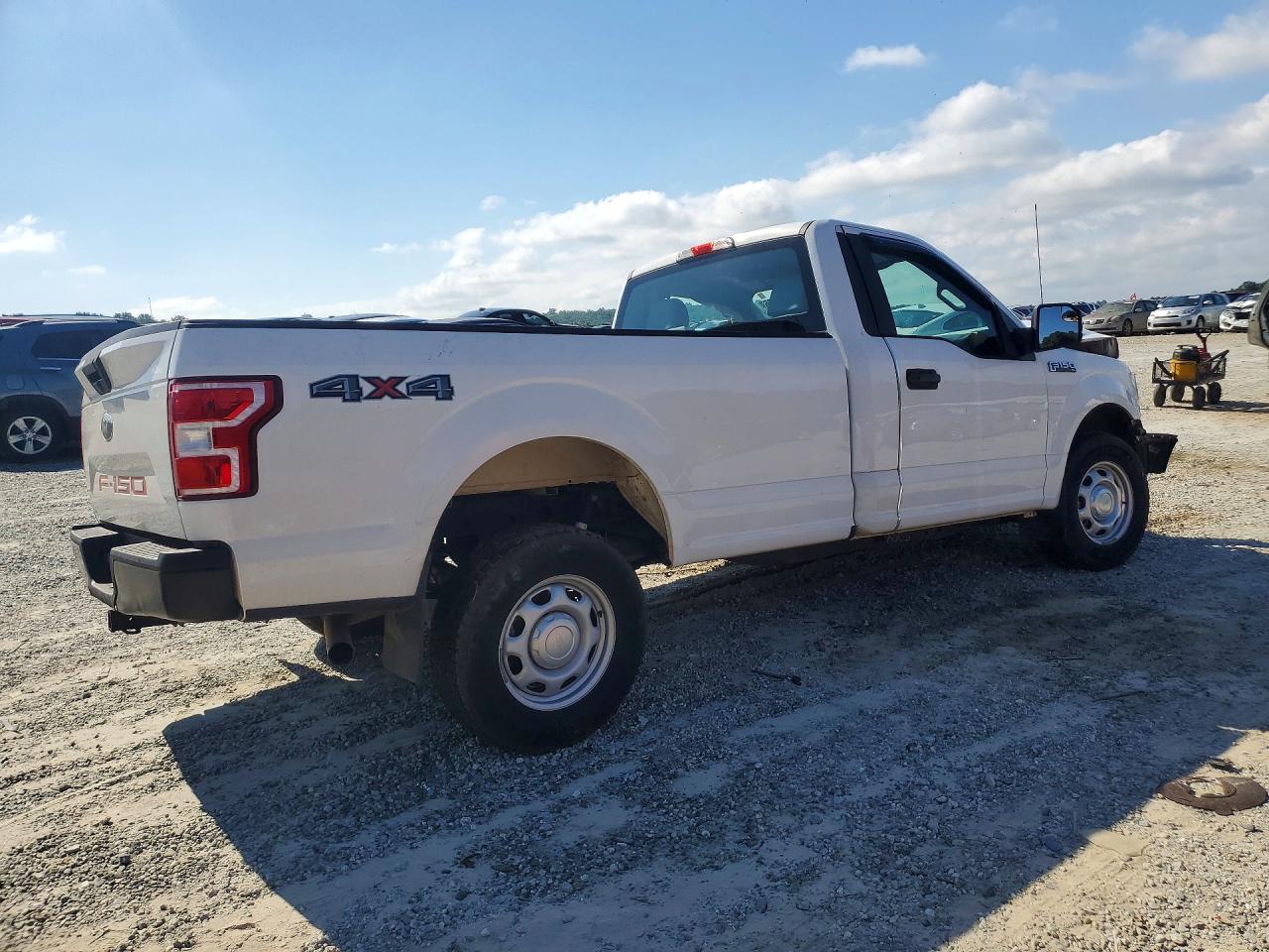 2020 Ford F150 White vin: 1FTMF1E54LKF20642