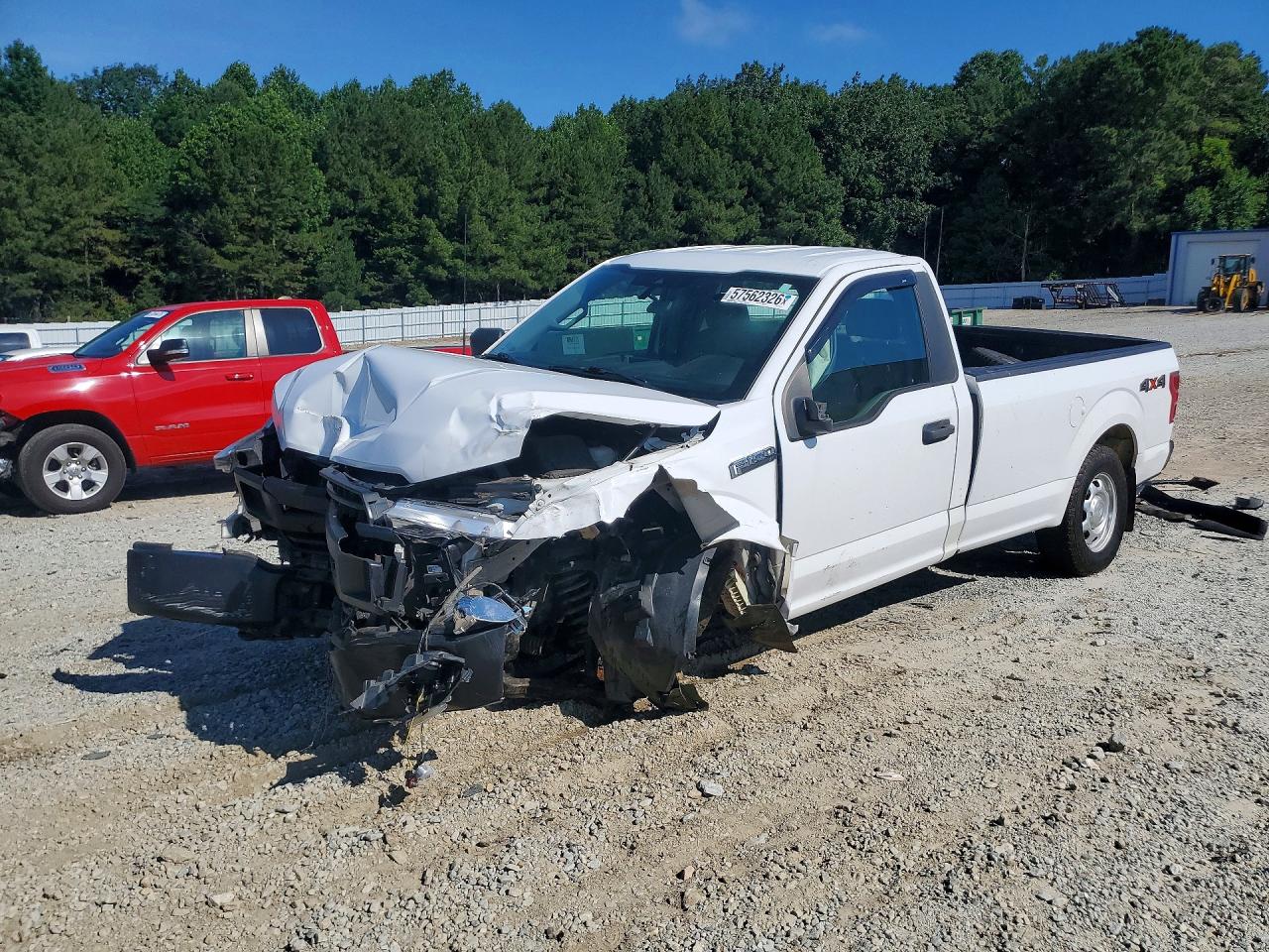 2020 Ford F150 White vin: 1FTMF1E54LKF20642