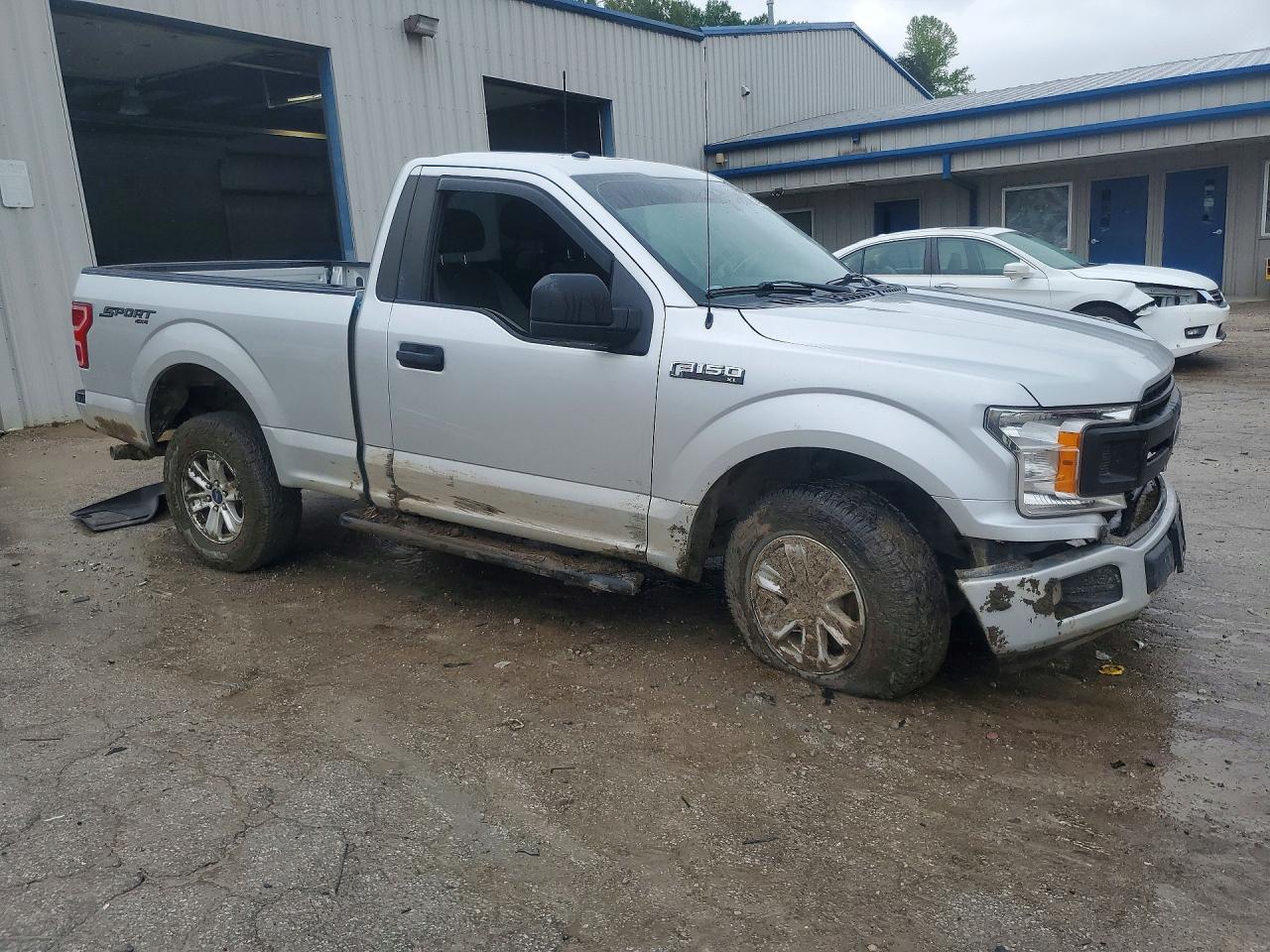 2019 Ford F150 Silver vin: 1FTMF1E5XKKF13144