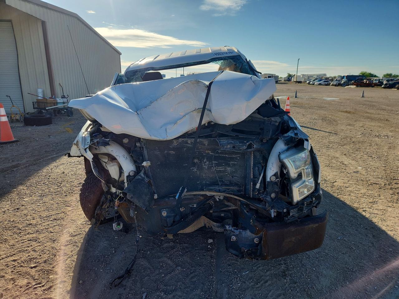 2017 Ford F150 White vin: 1FTMF1E82HFA09442