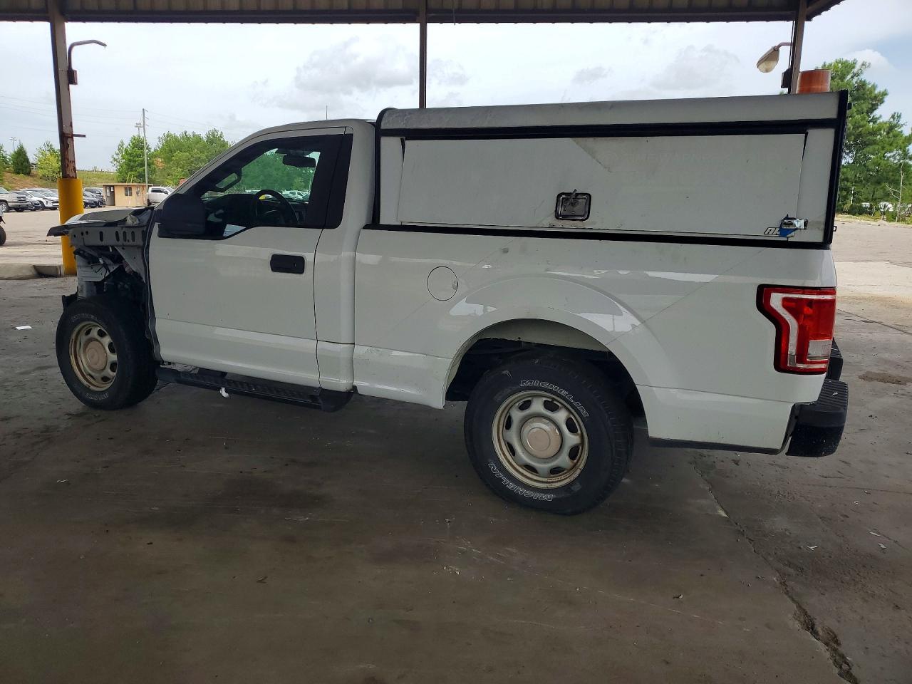 2015 Ford F150 White vin: 1FTMF1E84FFB08213