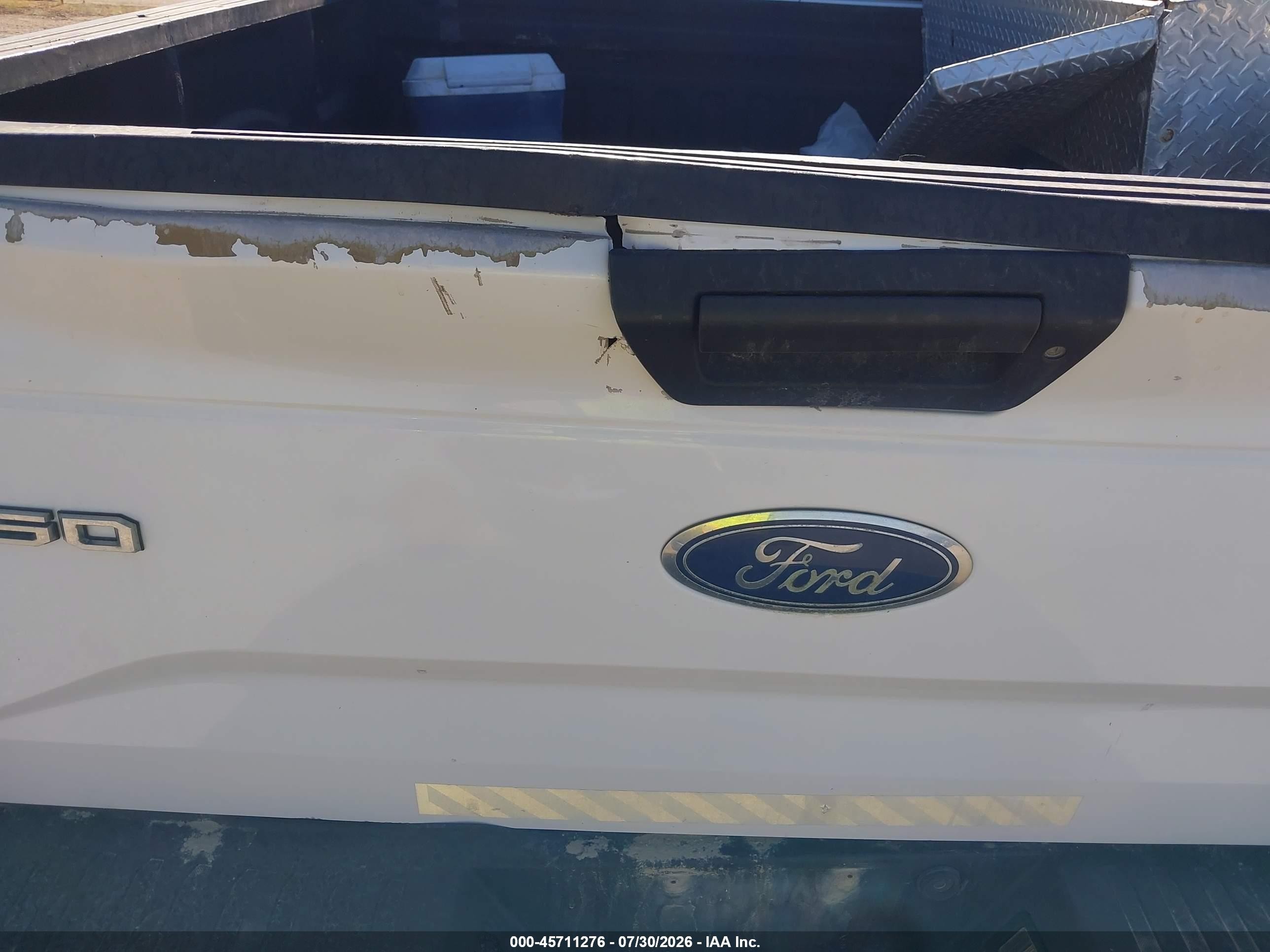 2015 Ford F-150 Xl White vin: 1FTMF1E8XFKD29418