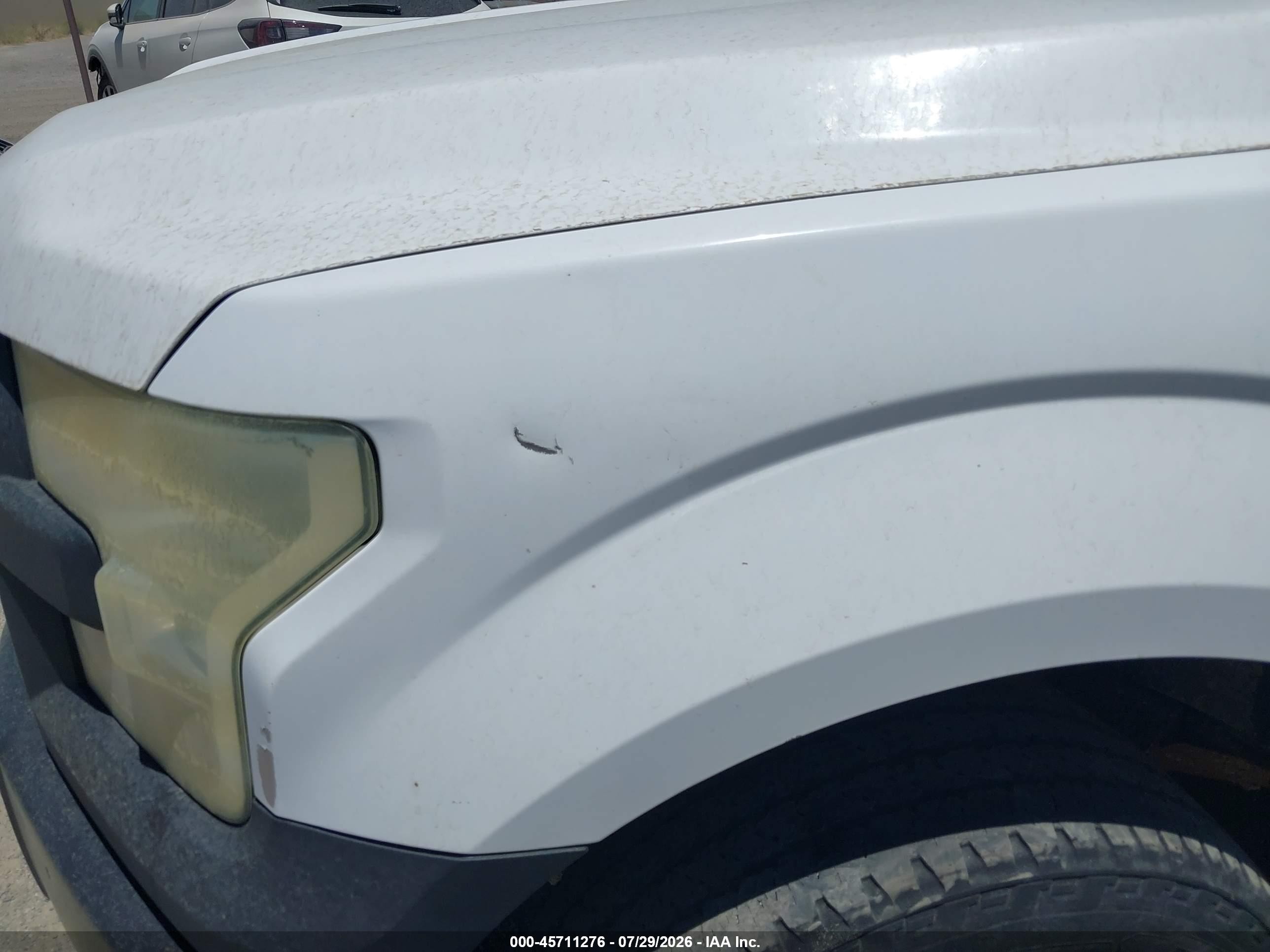 2015 Ford F-150 Xl White vin: 1FTMF1E8XFKD29418
