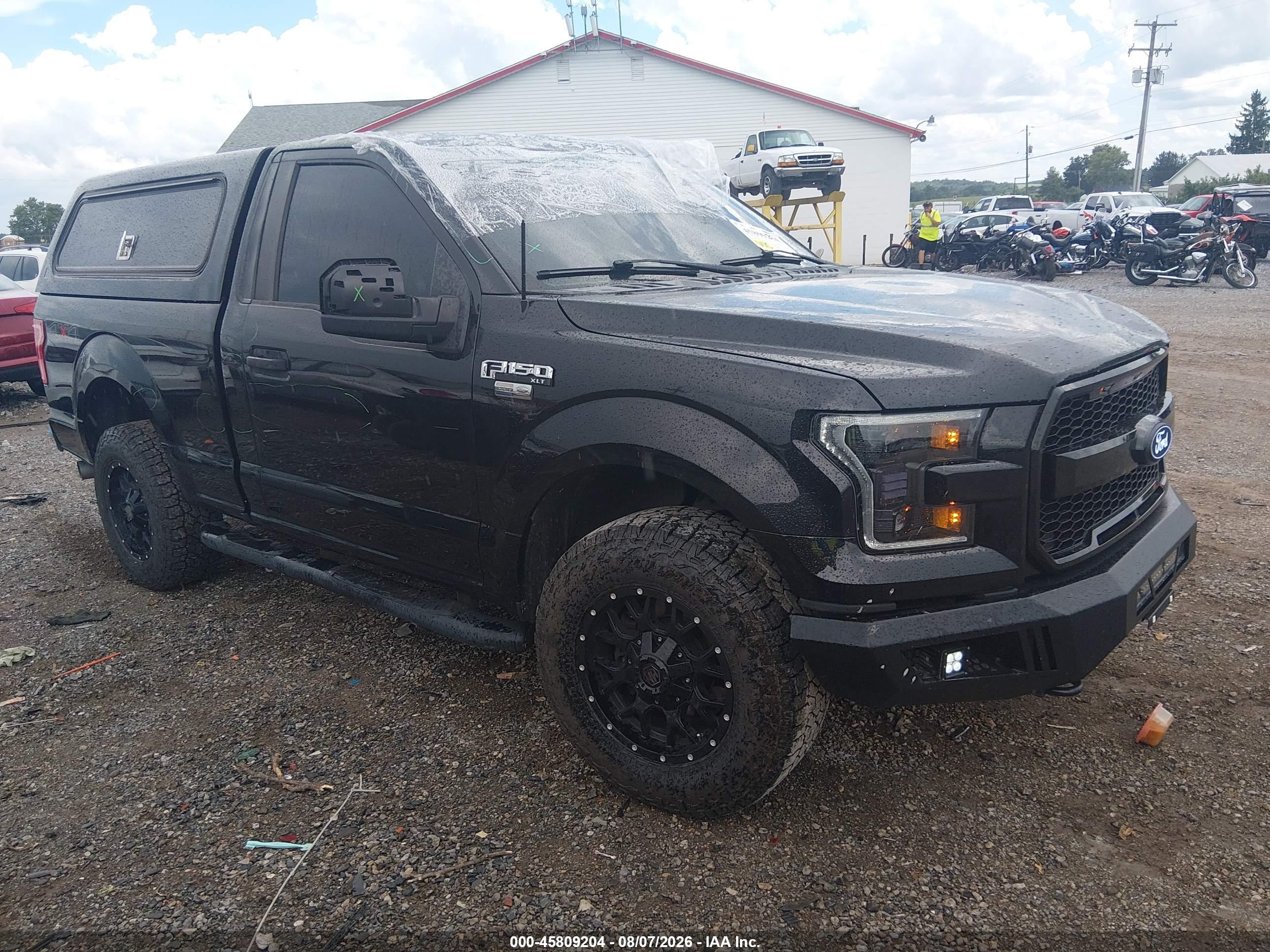 2015 Ford F-150 Xlt Черный vin: 1FTMF1E8XFKE53821