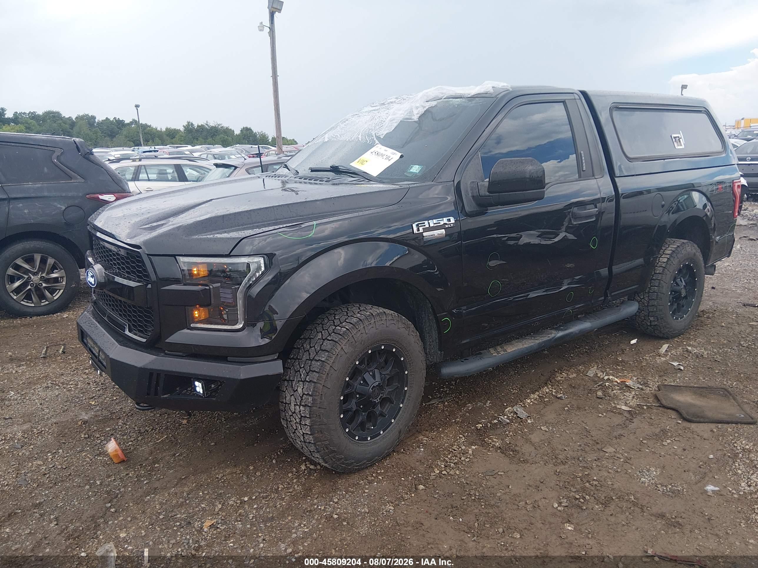 2015 Ford F-150 Xlt Black vin: 1FTMF1E8XFKE53821
