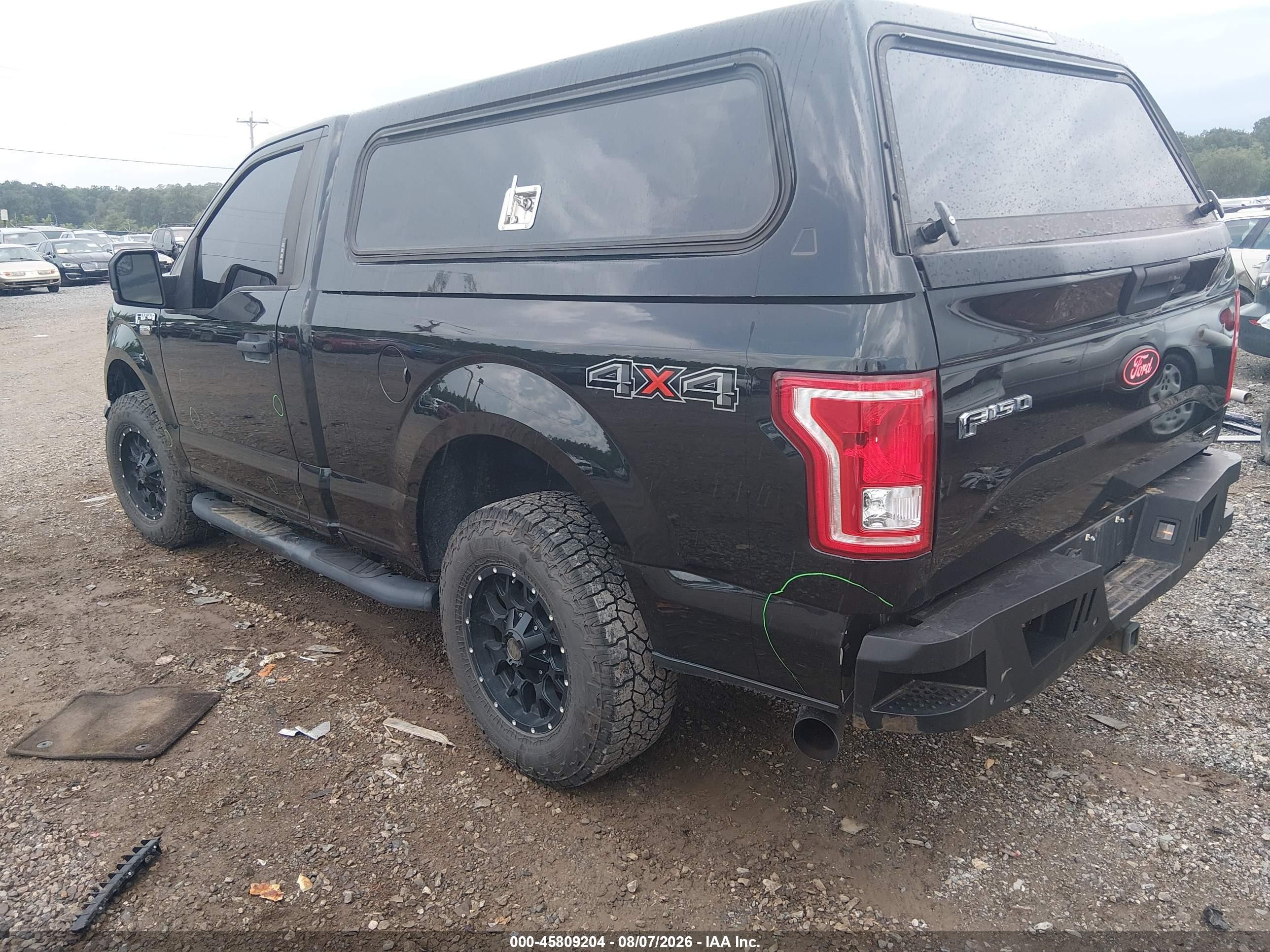 2015 Ford F-150 Xlt Black vin: 1FTMF1E8XFKE53821