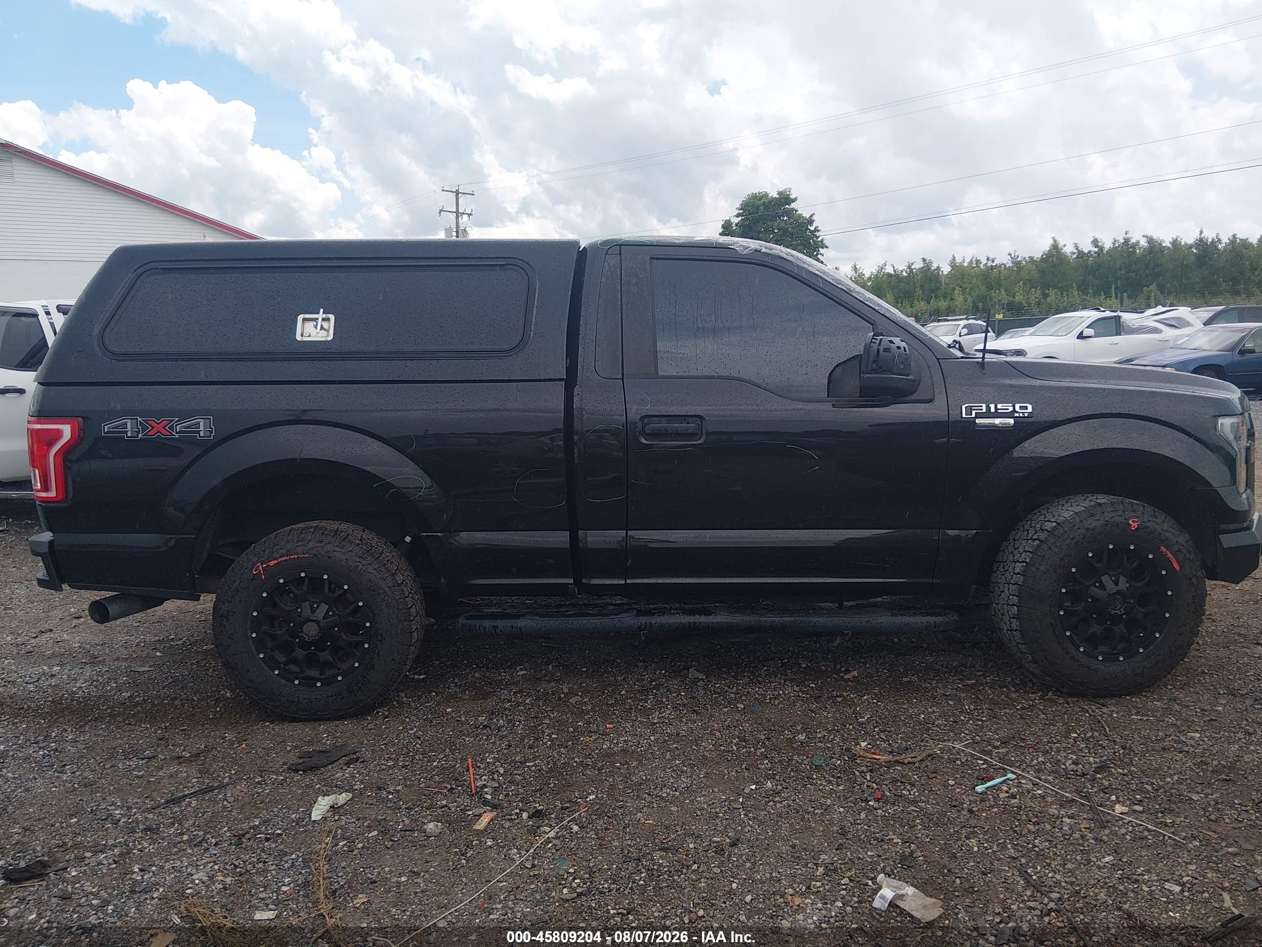 2015 Ford F-150 Xlt Black vin: 1FTMF1E8XFKE53821