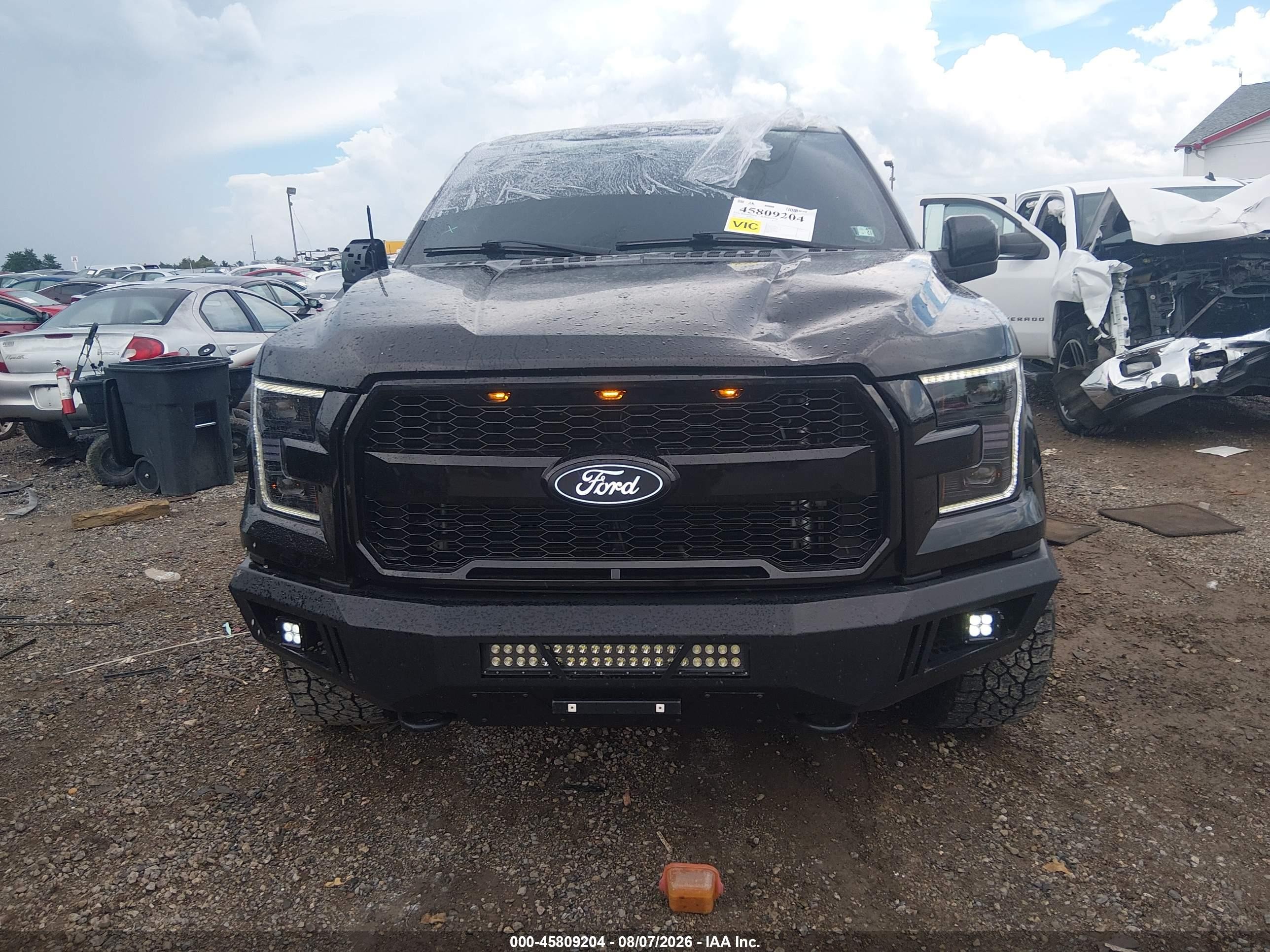 2015 Ford F-150 Xlt Black vin: 1FTMF1E8XFKE53821