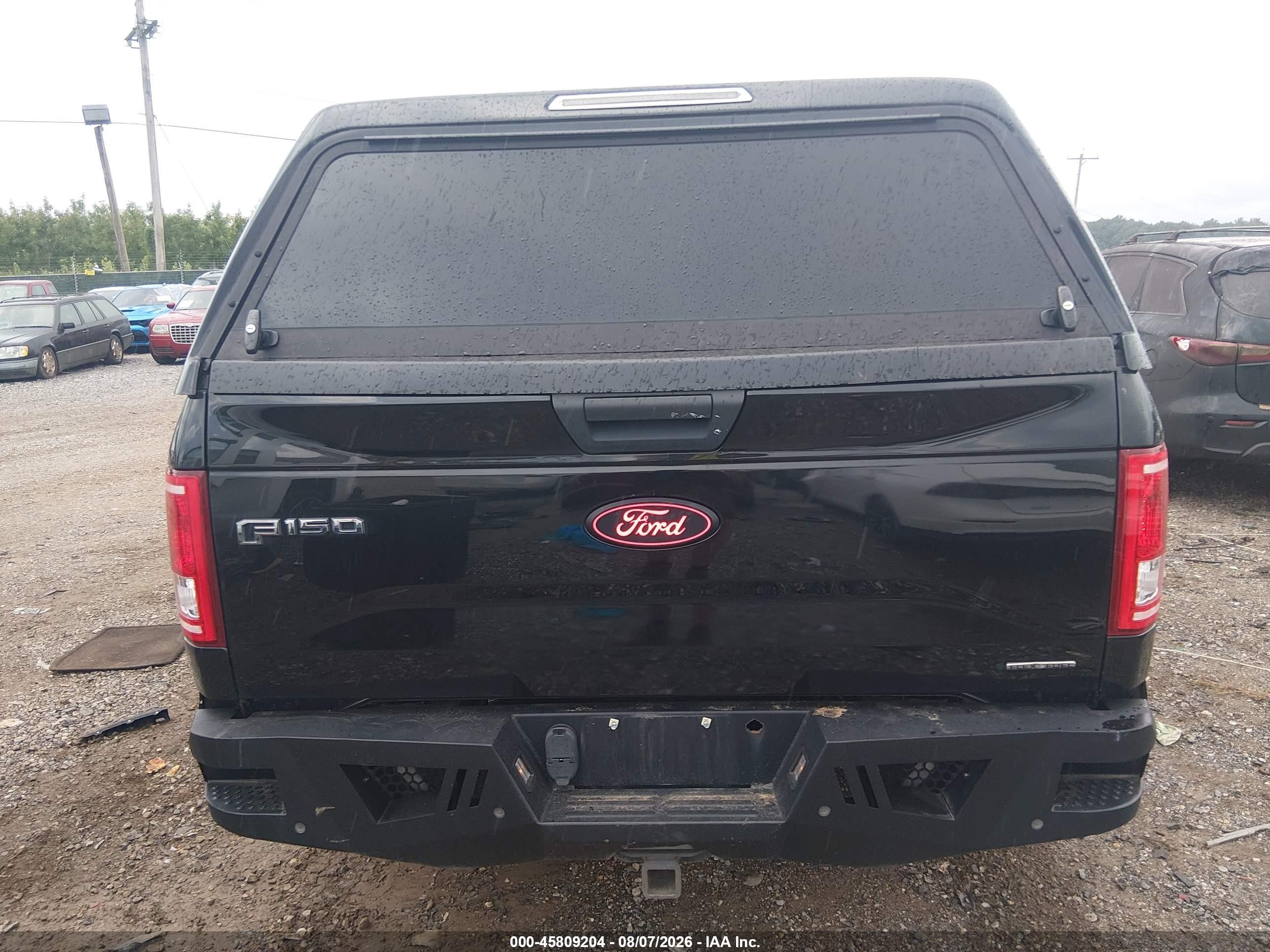2015 Ford F-150 Xlt Black vin: 1FTMF1E8XFKE53821