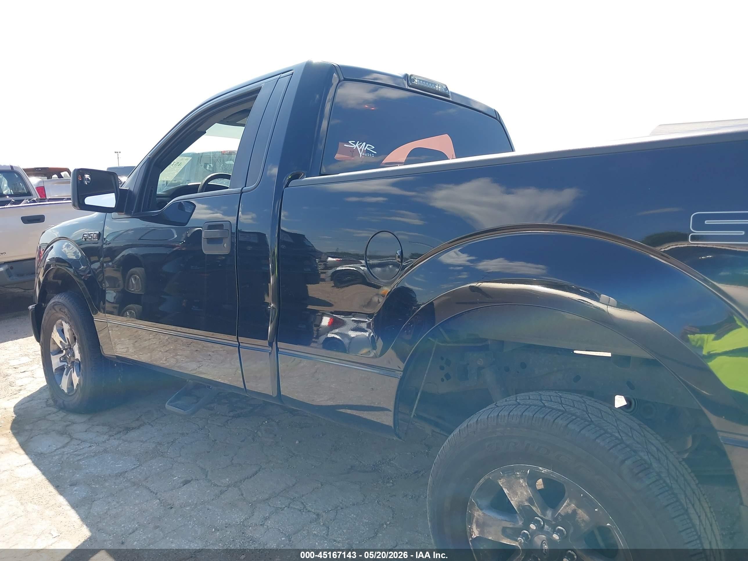 2013 Ford F-150 Stx Black vin: 1FTMF1EF0DKG47754