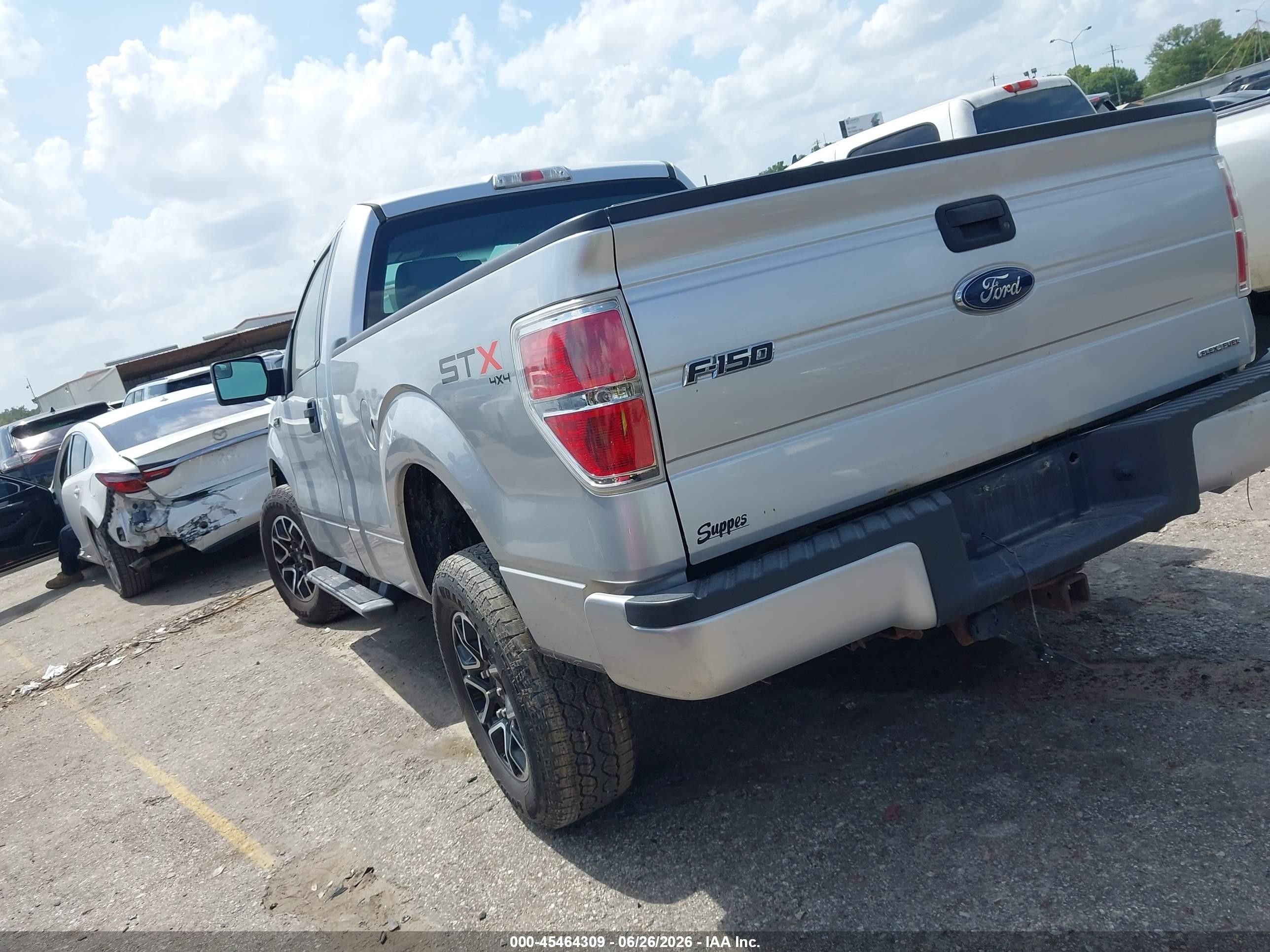 2013 Ford F-150 Stx/xl/xlt Silver vin: 1FTMF1EF1DFD65812