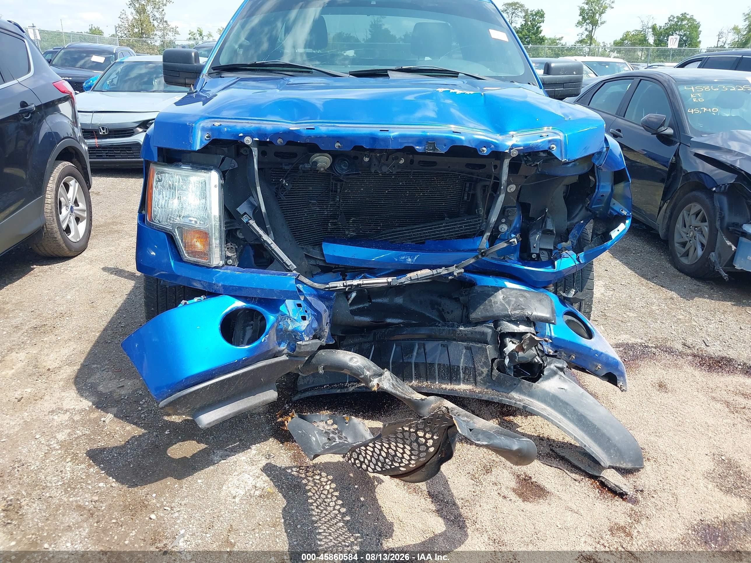 2013 Ford F-150 Stx Blue vin: 1FTMF1EF2DKD63199