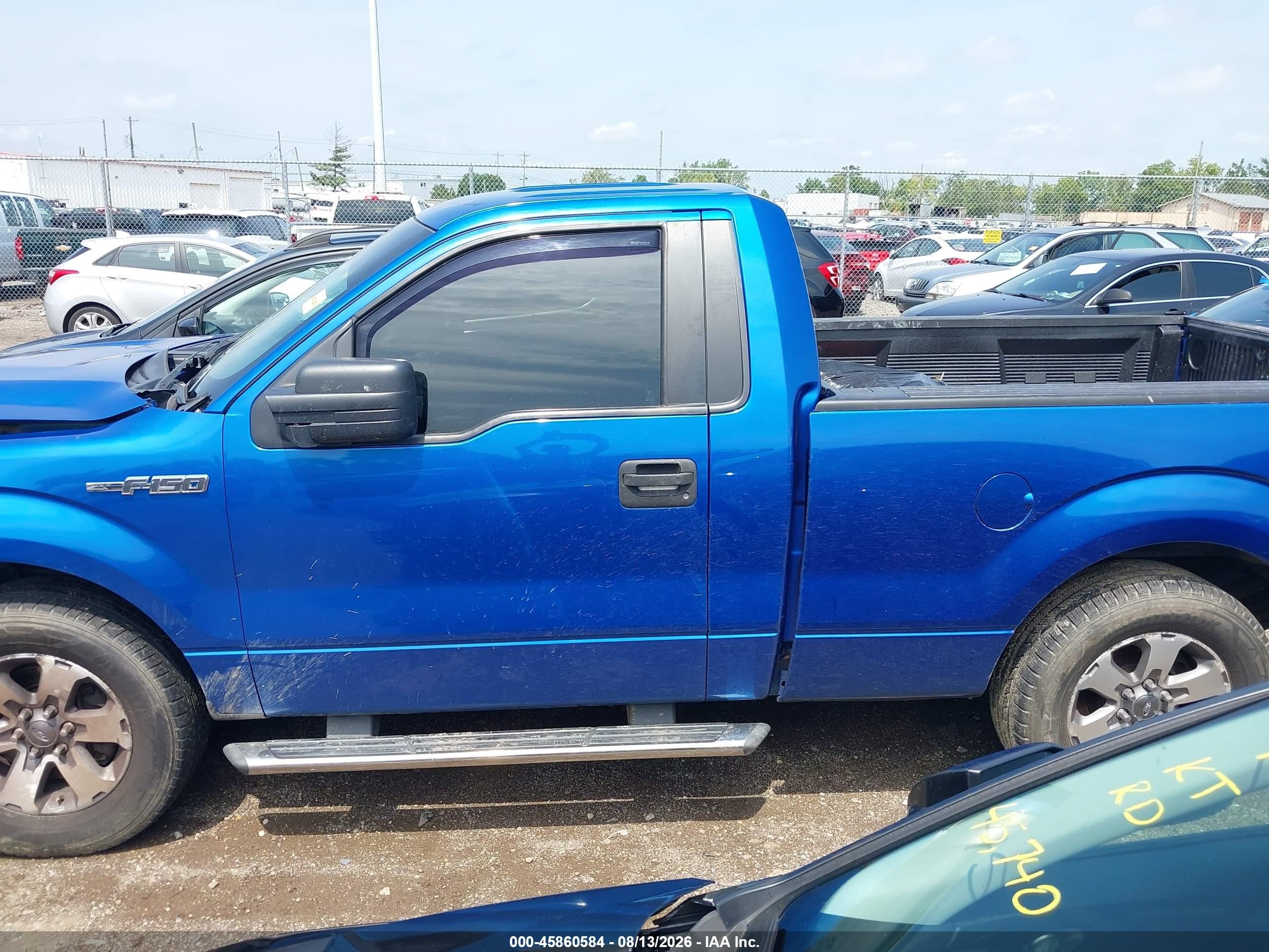 2013 Ford F-150 Stx Blue vin: 1FTMF1EF2DKD63199