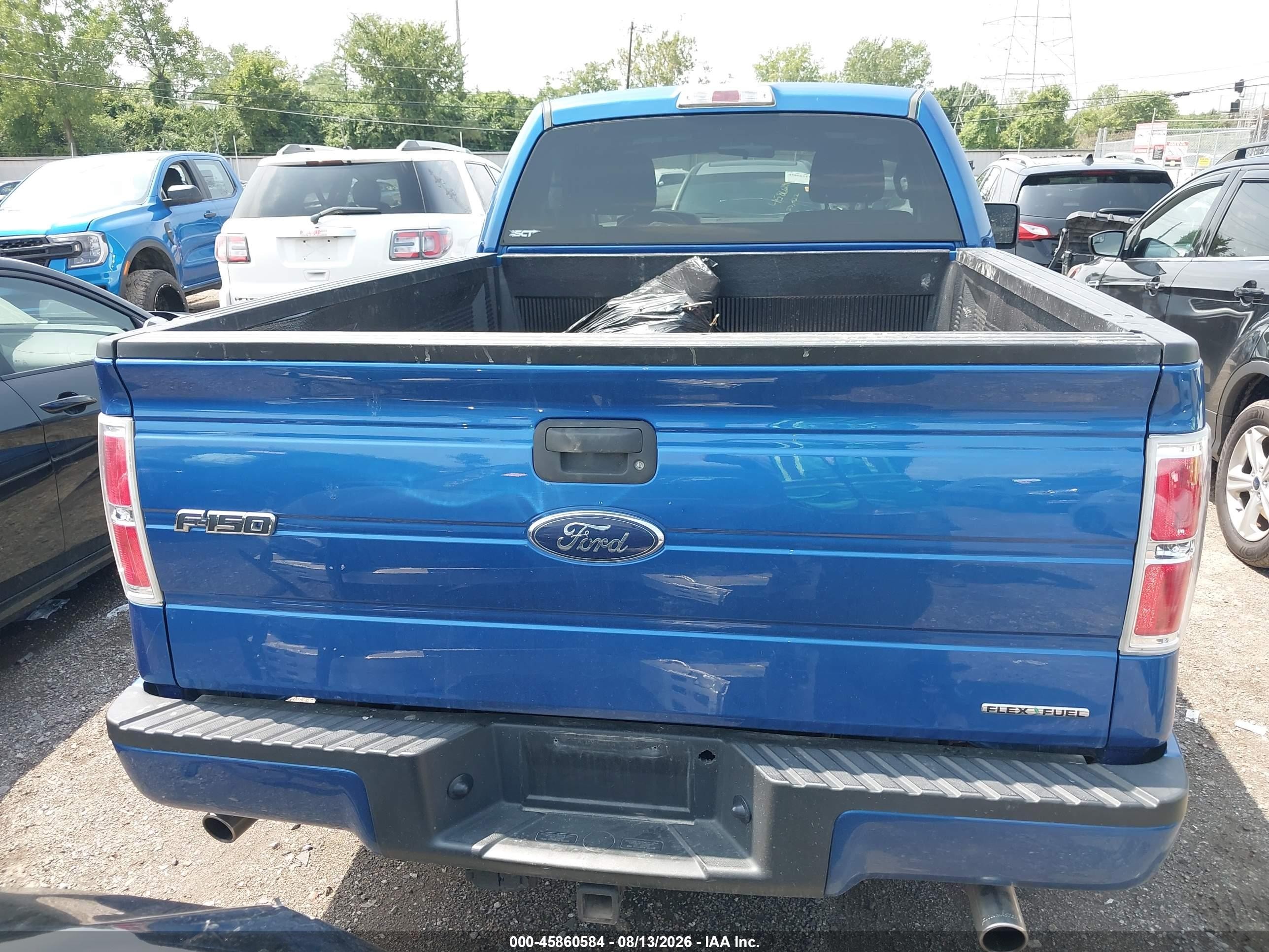 2013 Ford F-150 Stx Blue vin: 1FTMF1EF2DKD63199