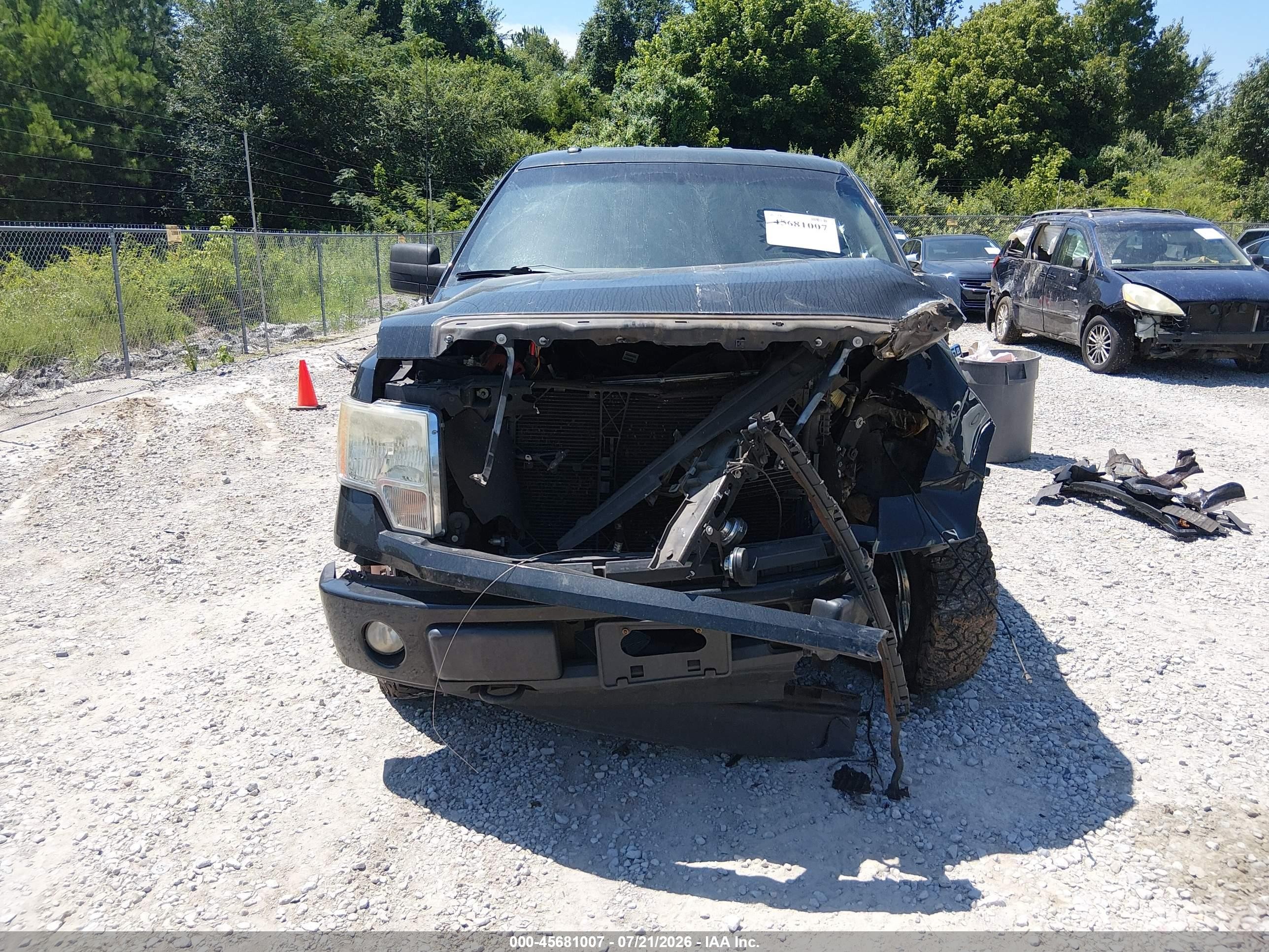 2013 Ford F-150 Stx Black vin: 1FTMF1EF3DKE96148