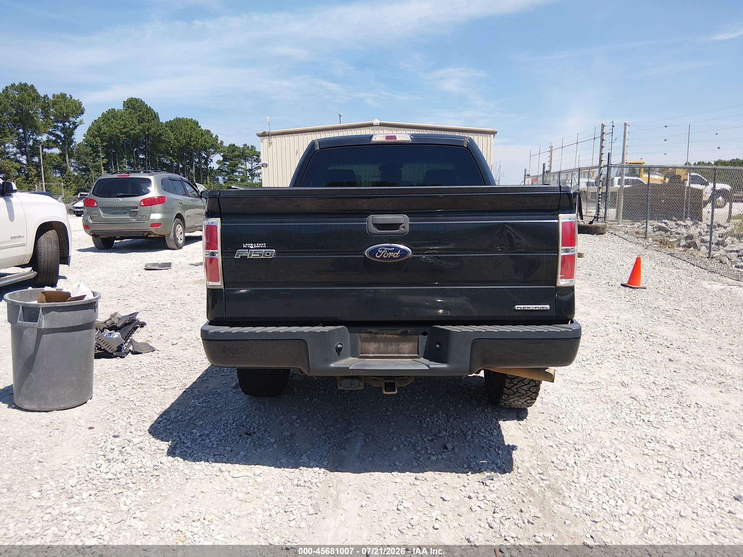 2013 Ford F-150 Stx Black vin: 1FTMF1EF3DKE96148