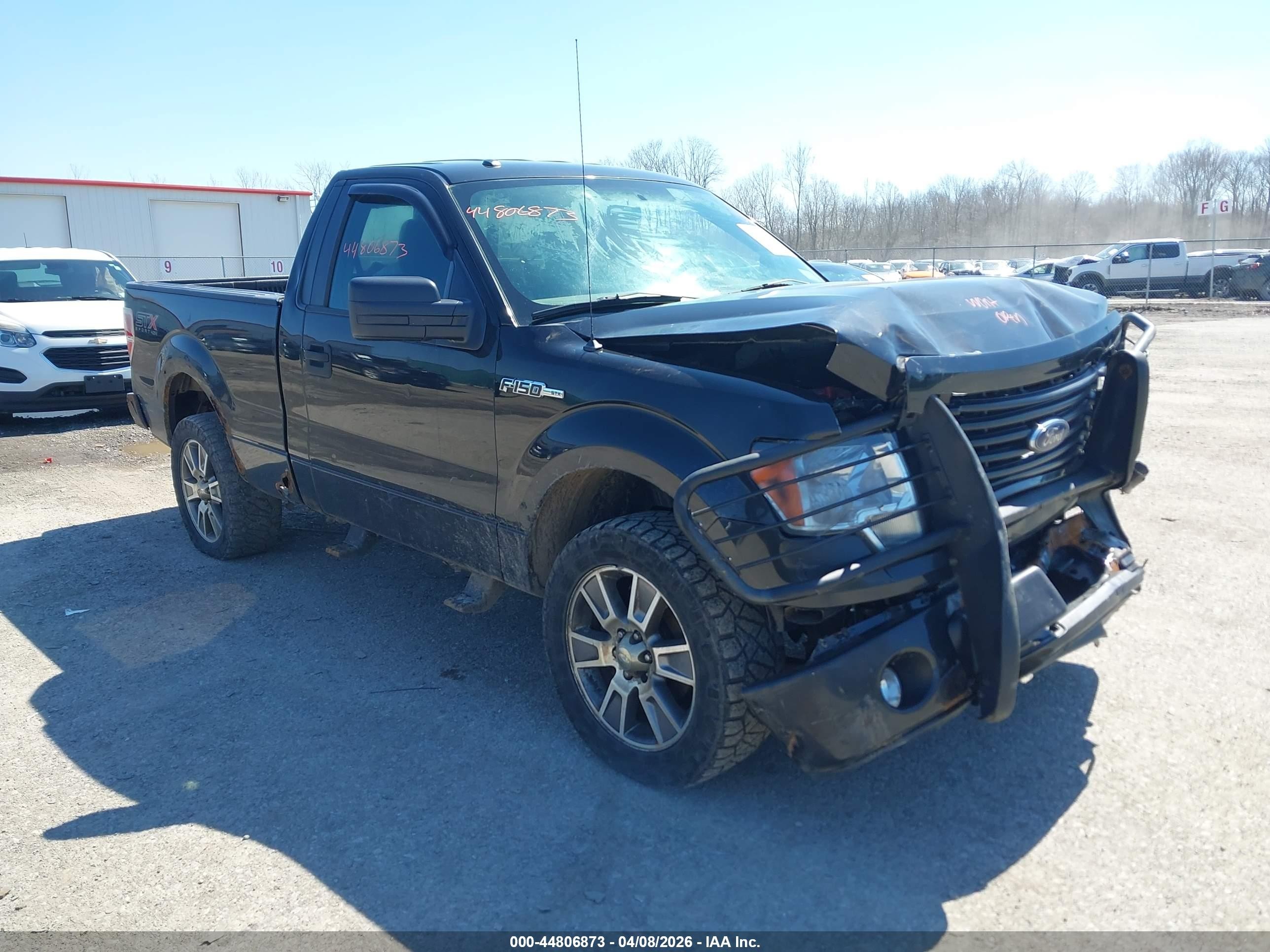 2014 Ford F-150 Stx Black vin: 1FTMF1EF3EKG30366