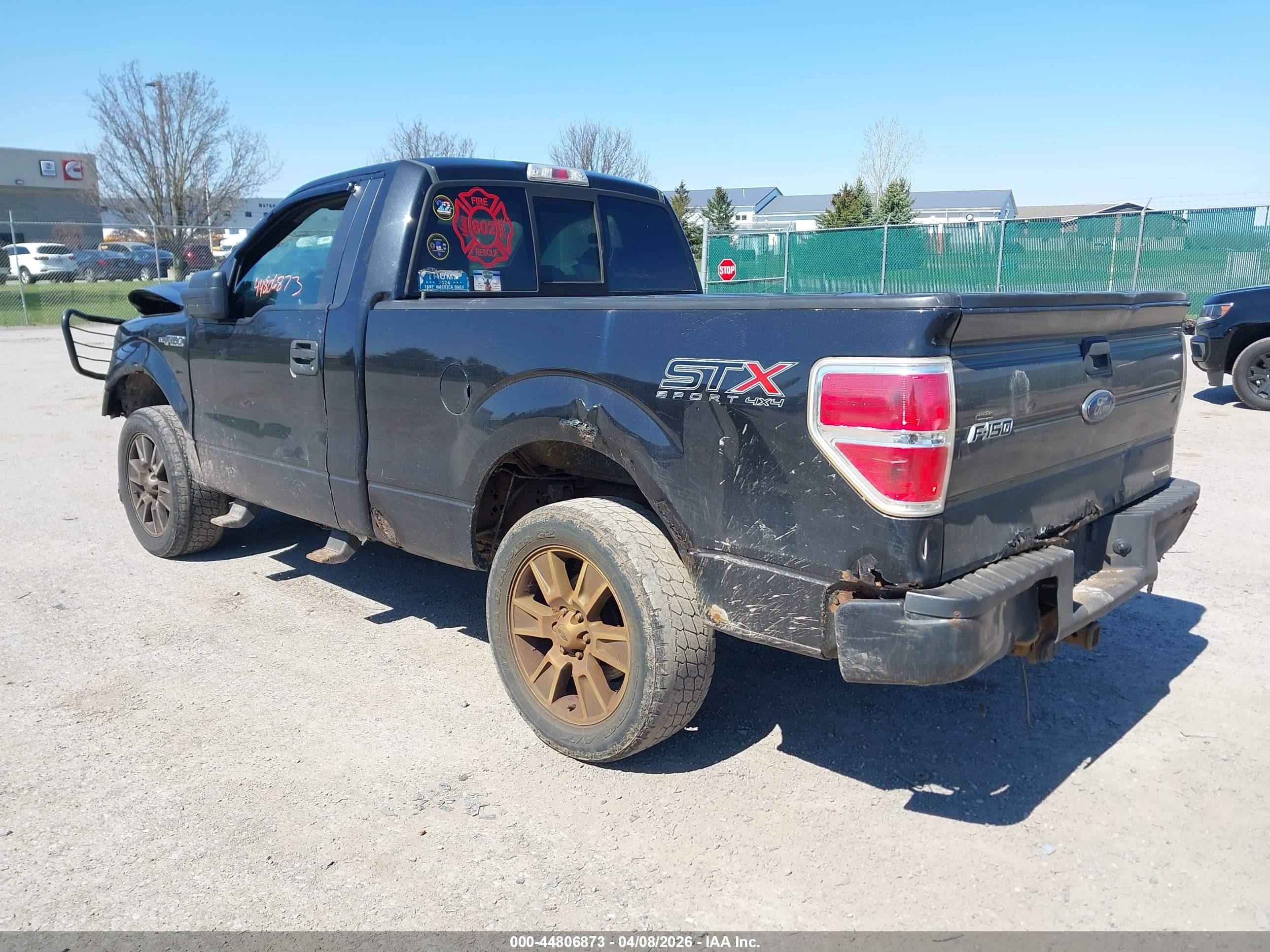 2014 Ford F-150 Stx Black vin: 1FTMF1EF3EKG30366
