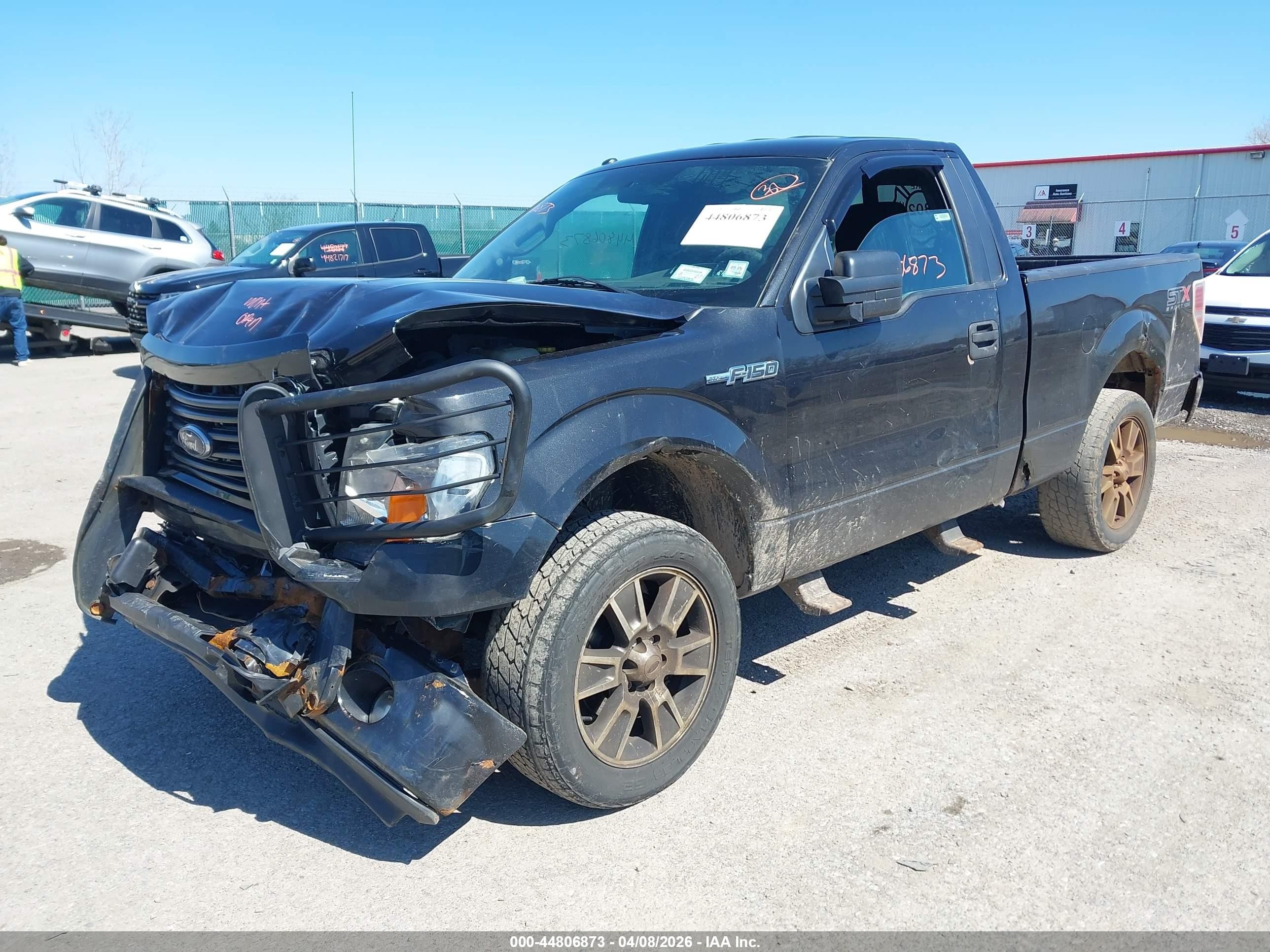 2014 Ford F-150 Stx Black vin: 1FTMF1EF3EKG30366