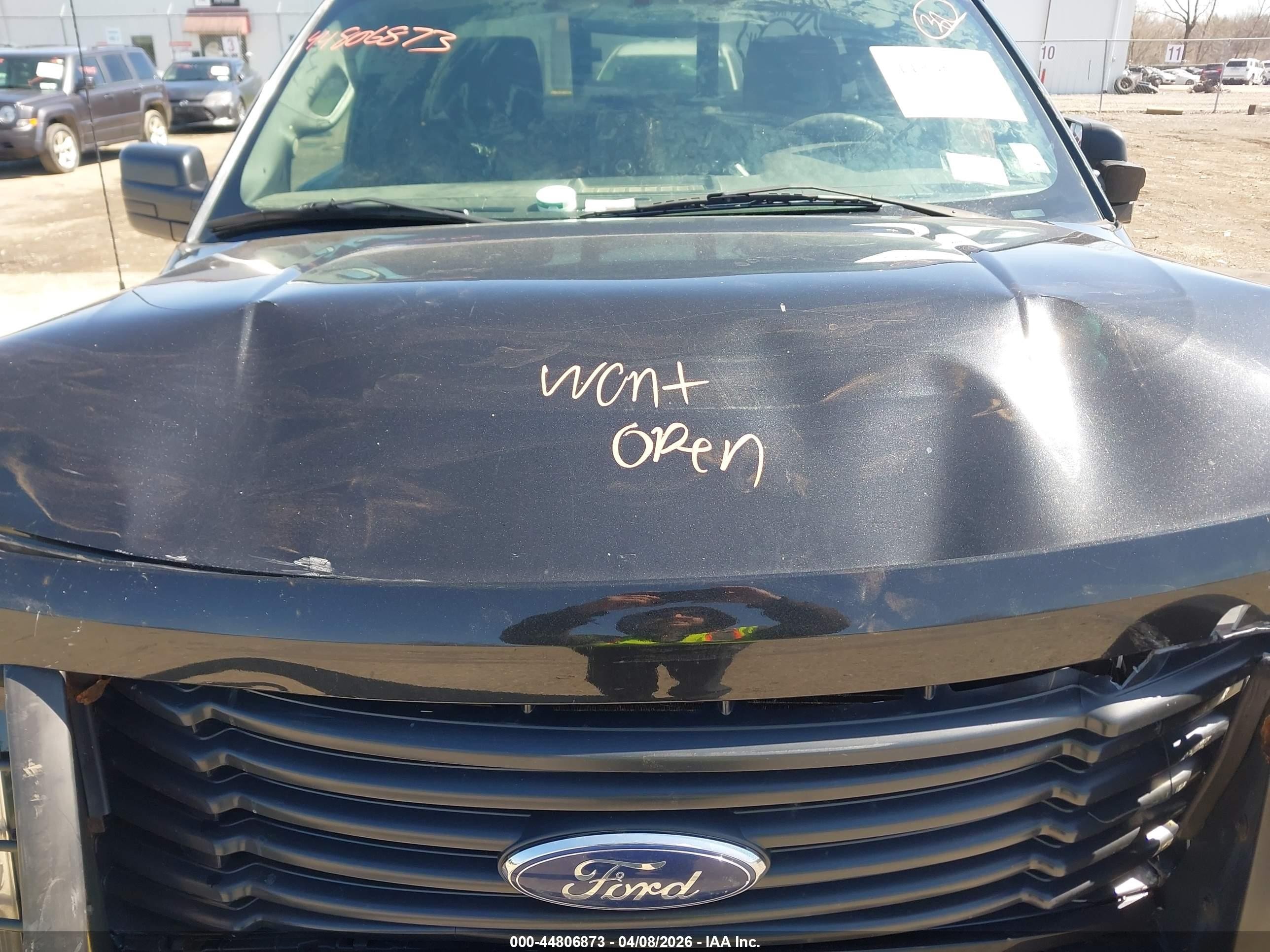 2014 Ford F-150 Stx Black vin: 1FTMF1EF3EKG30366
