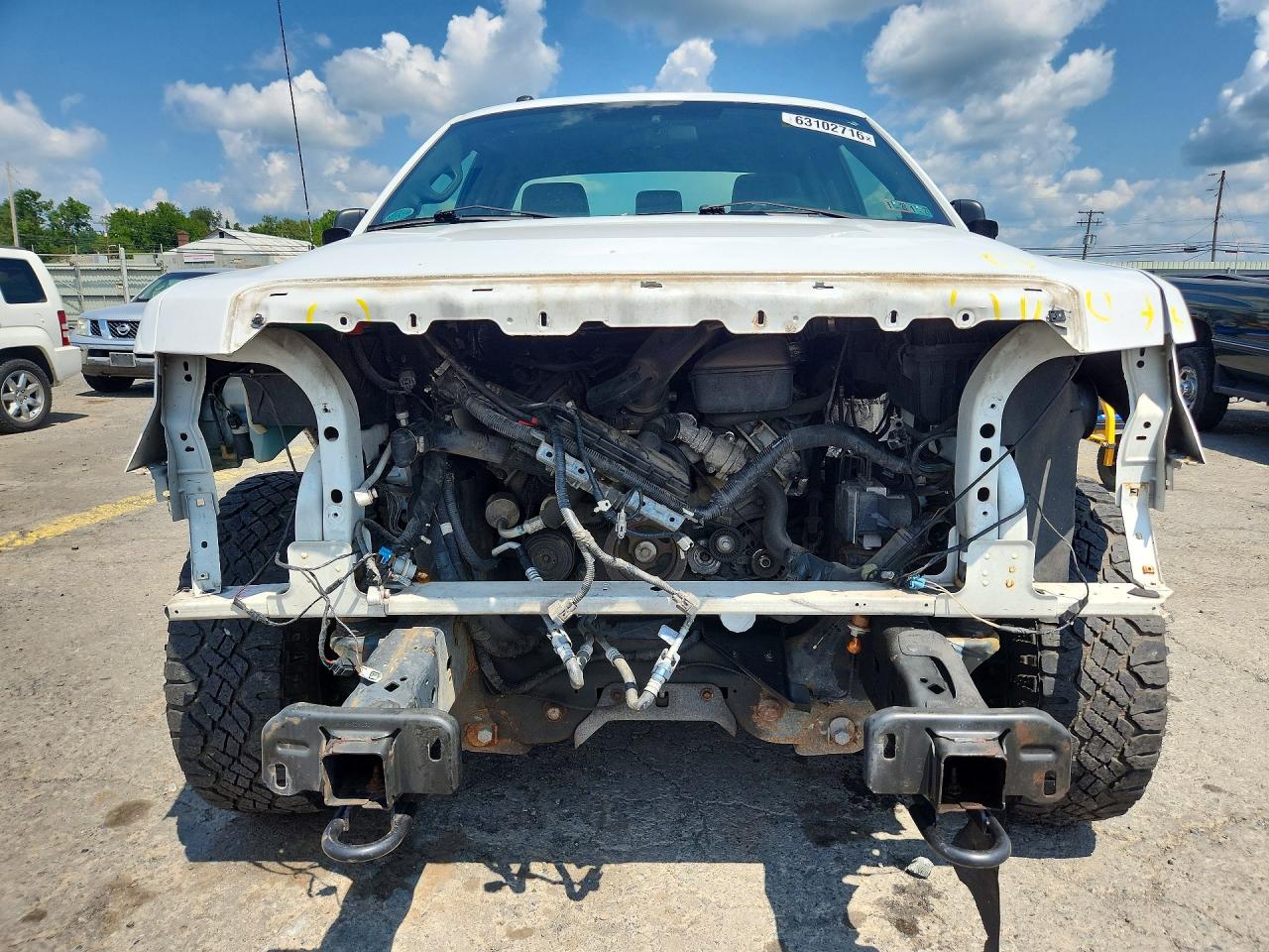 2013 Ford F150 Белый vin: 1FTMF1EF5DFA85004