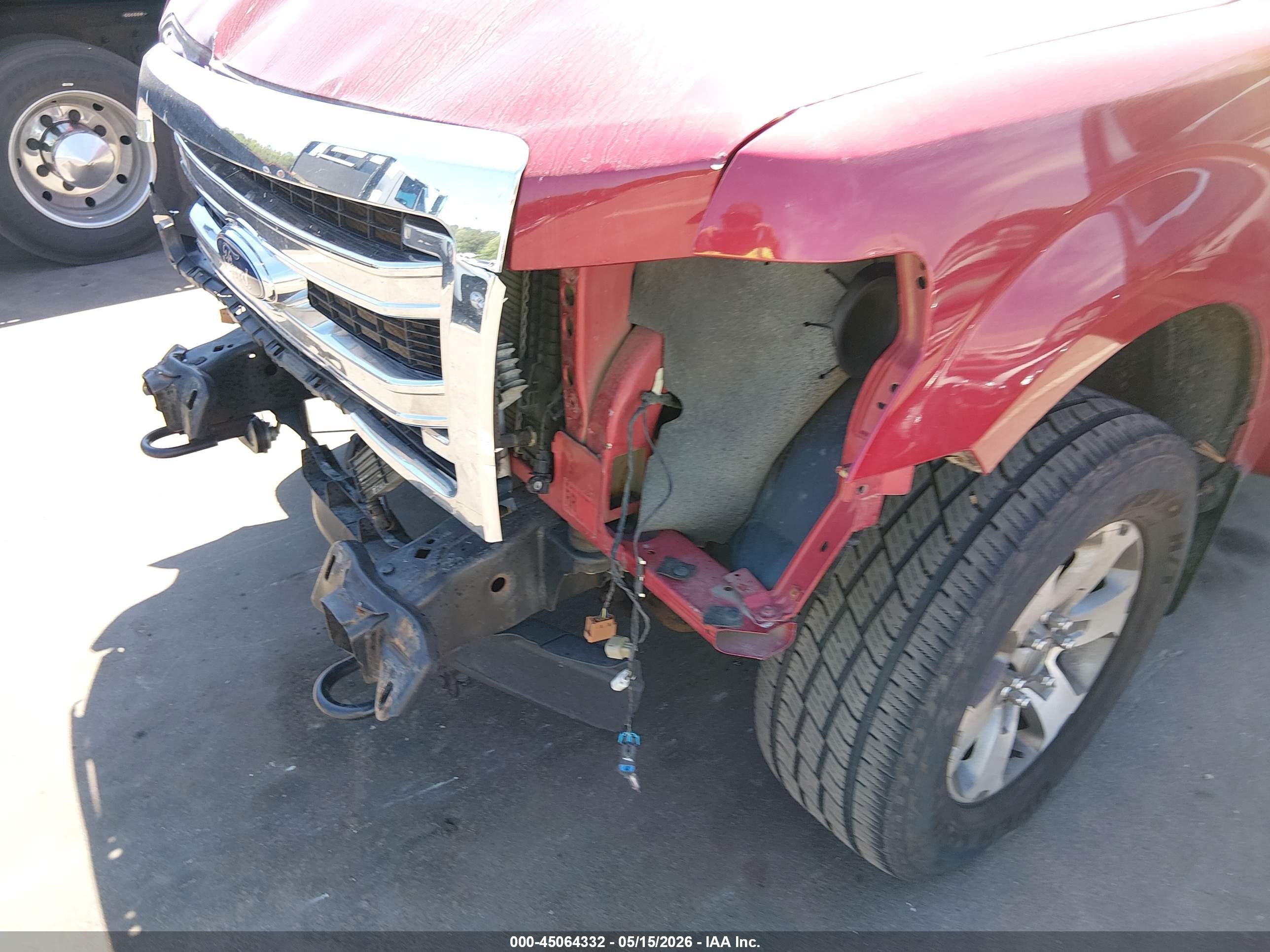 2014 Ford F-150 Xlt Red vin: 1FTMF1EF8EKE03951