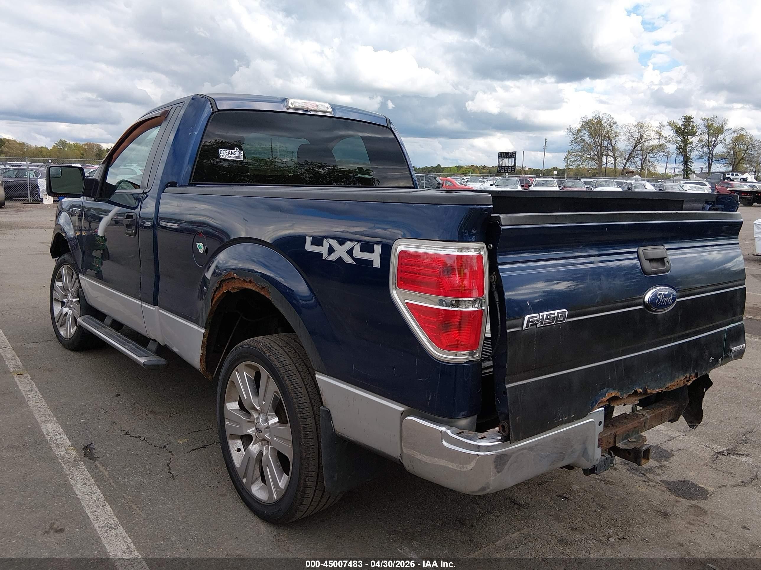 2011 Ford F-150 Xlt Dark Blue vin: 1FTMF1EM0BFB80002