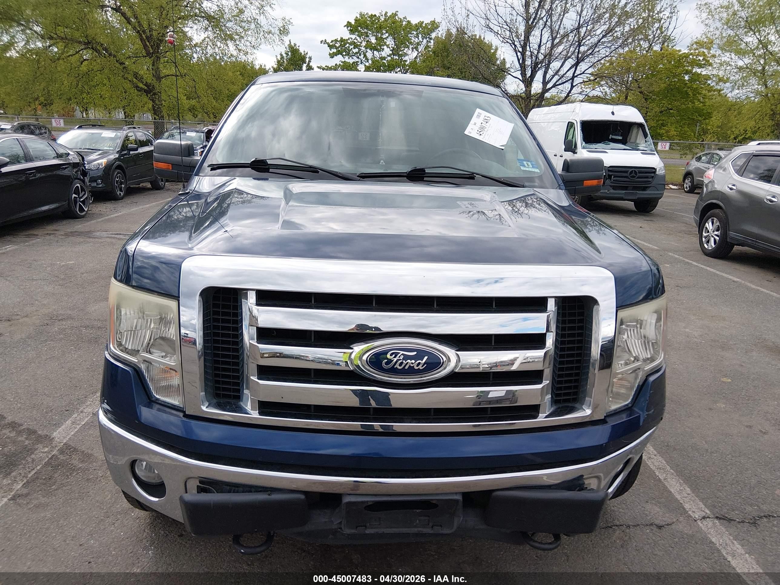 2011 Ford F-150 Xlt Dark Blue vin: 1FTMF1EM0BFB80002