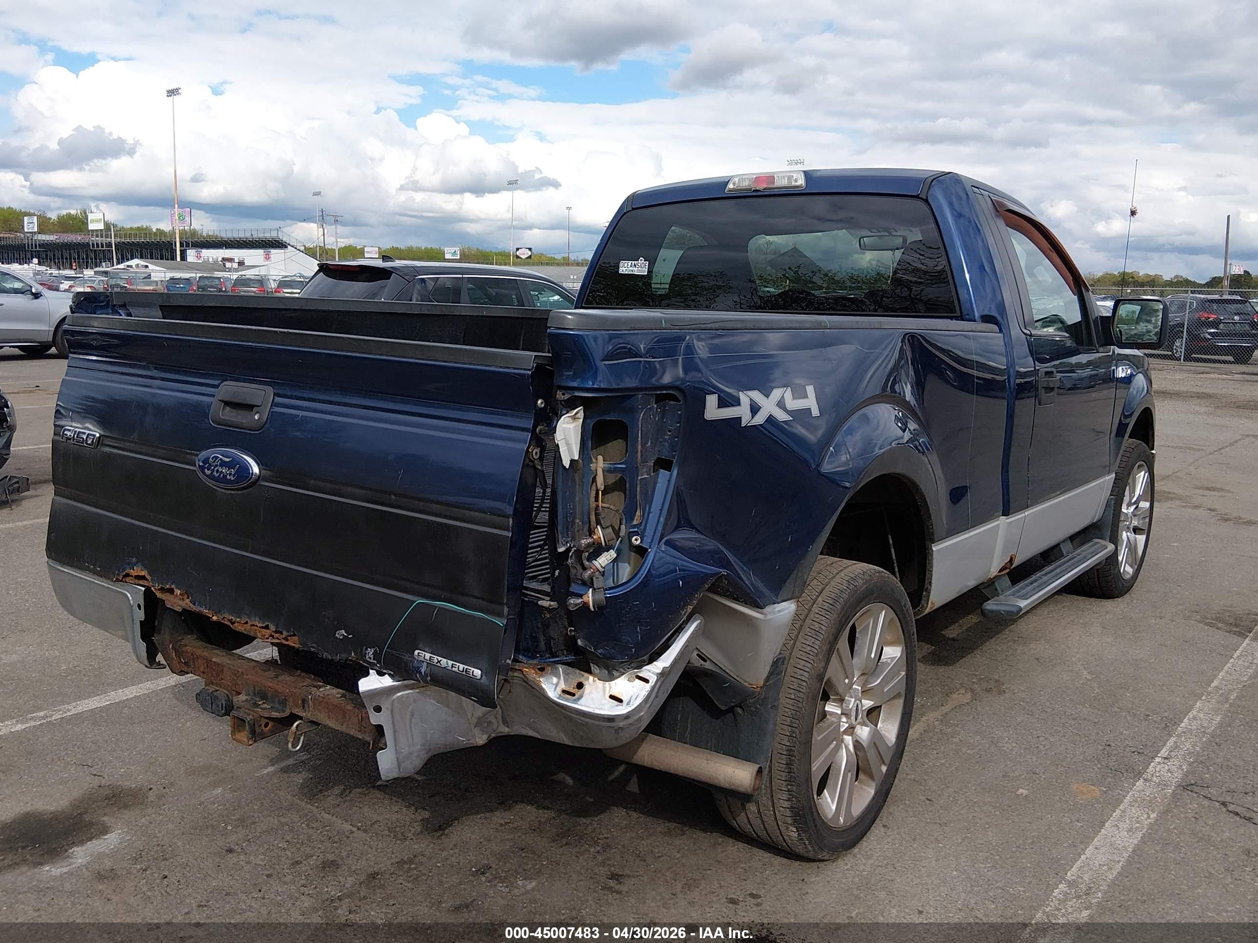 2011 Ford F-150 Xlt Dark Blue vin: 1FTMF1EM0BFB80002